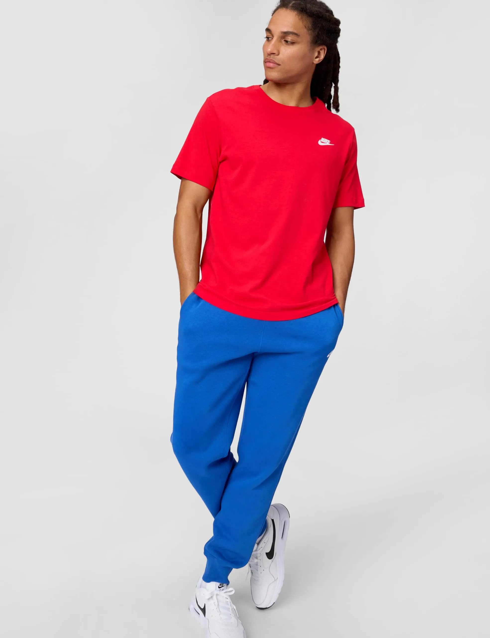 Nike NSW Club Tee, University Red White, L Men - immagine 7