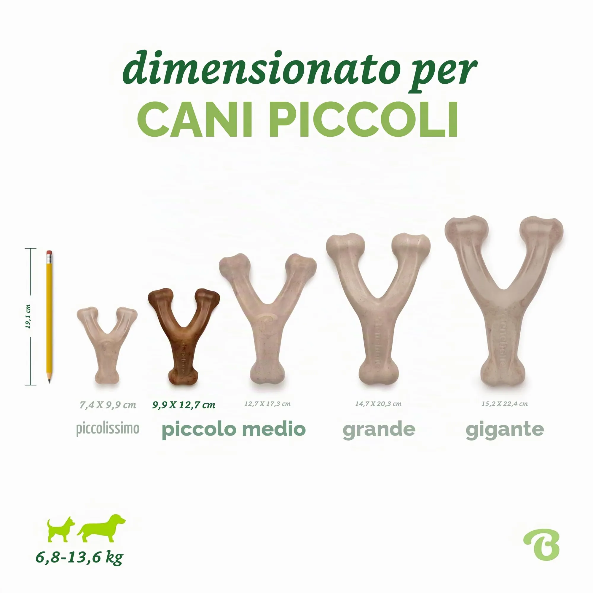 Benebone Wishbone Gioco da Masticare per Cani, Bacon Reale, Piccolo - immagine 4