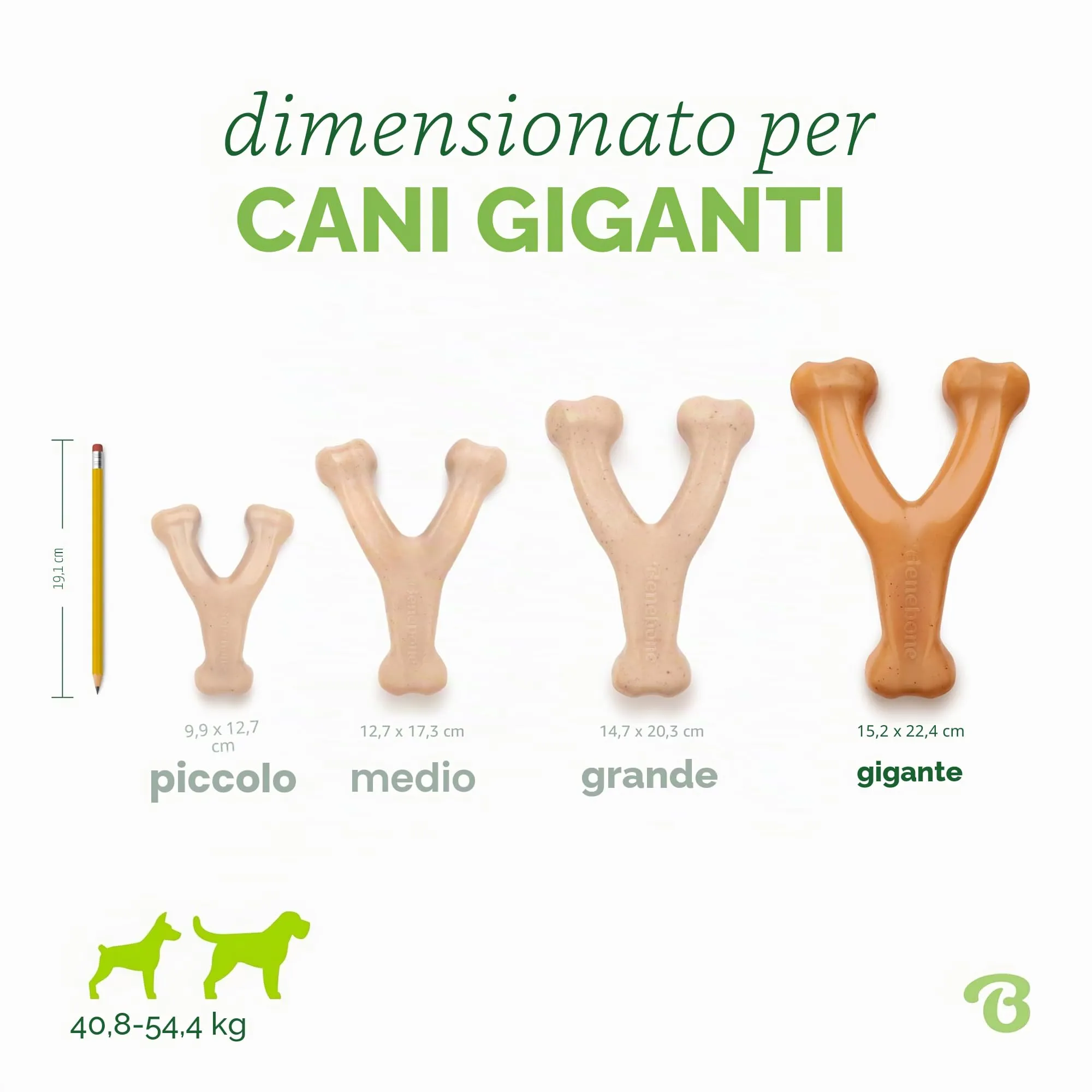 Benebone Wishbone Gioco da Masticare per Cani, Pollo Reale, Gigante - immagine 4