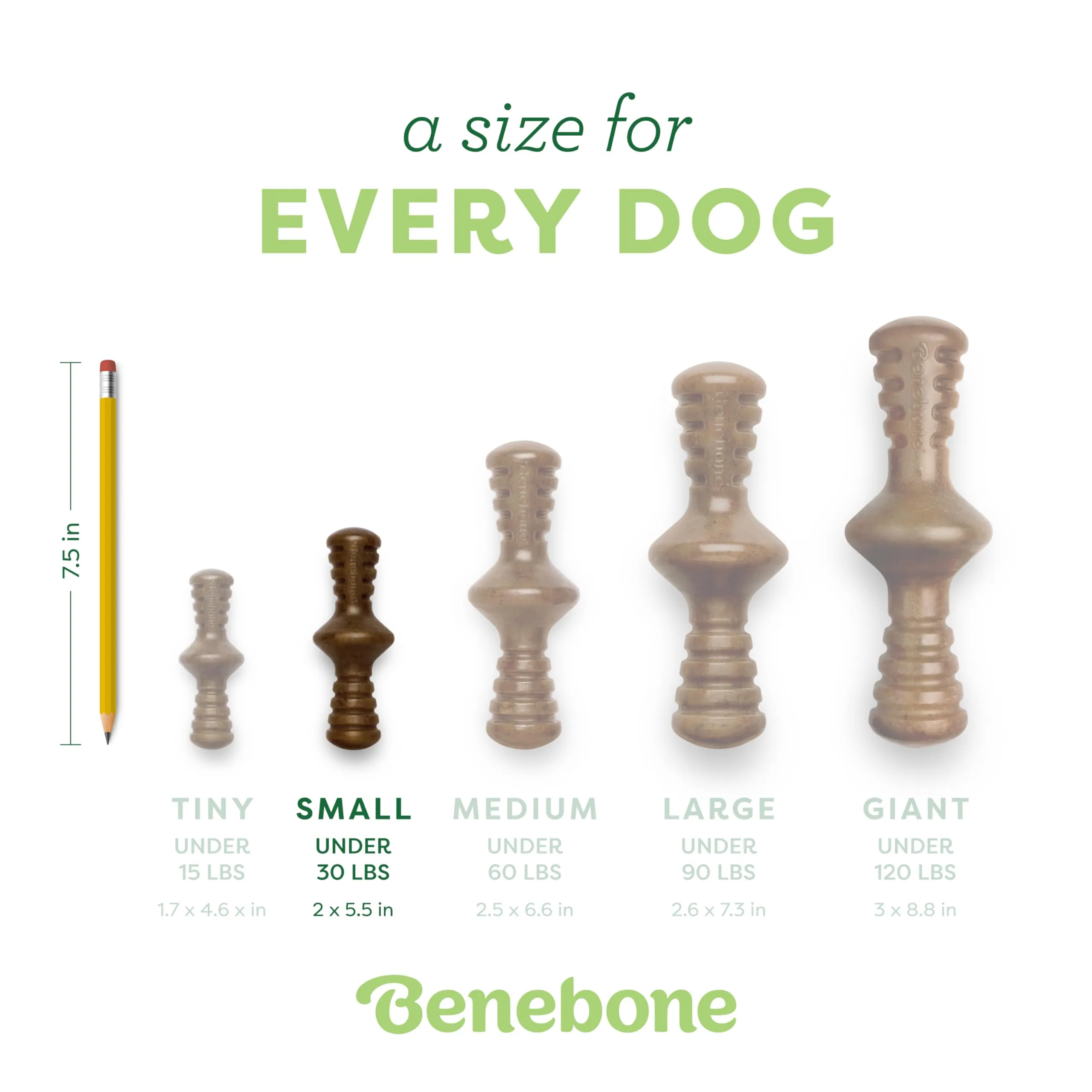 Benebone Zaggler Gioco da Masticare per Cani, Bacon Reale, Piccolo - immagine 4
