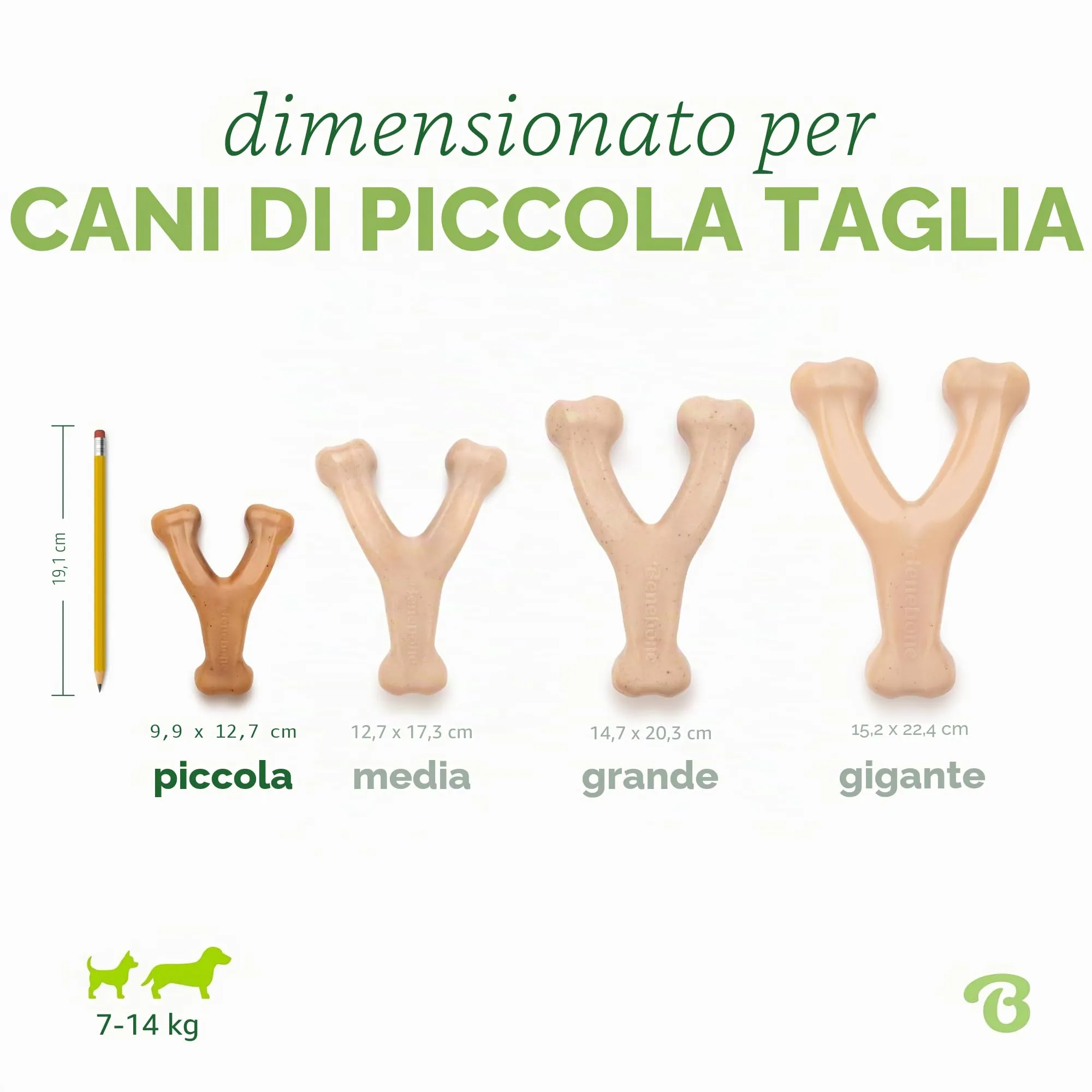 Benebone Wishbone Gioco da Masticare per Cani, Pollo Reale, Piccolo - immagine 4