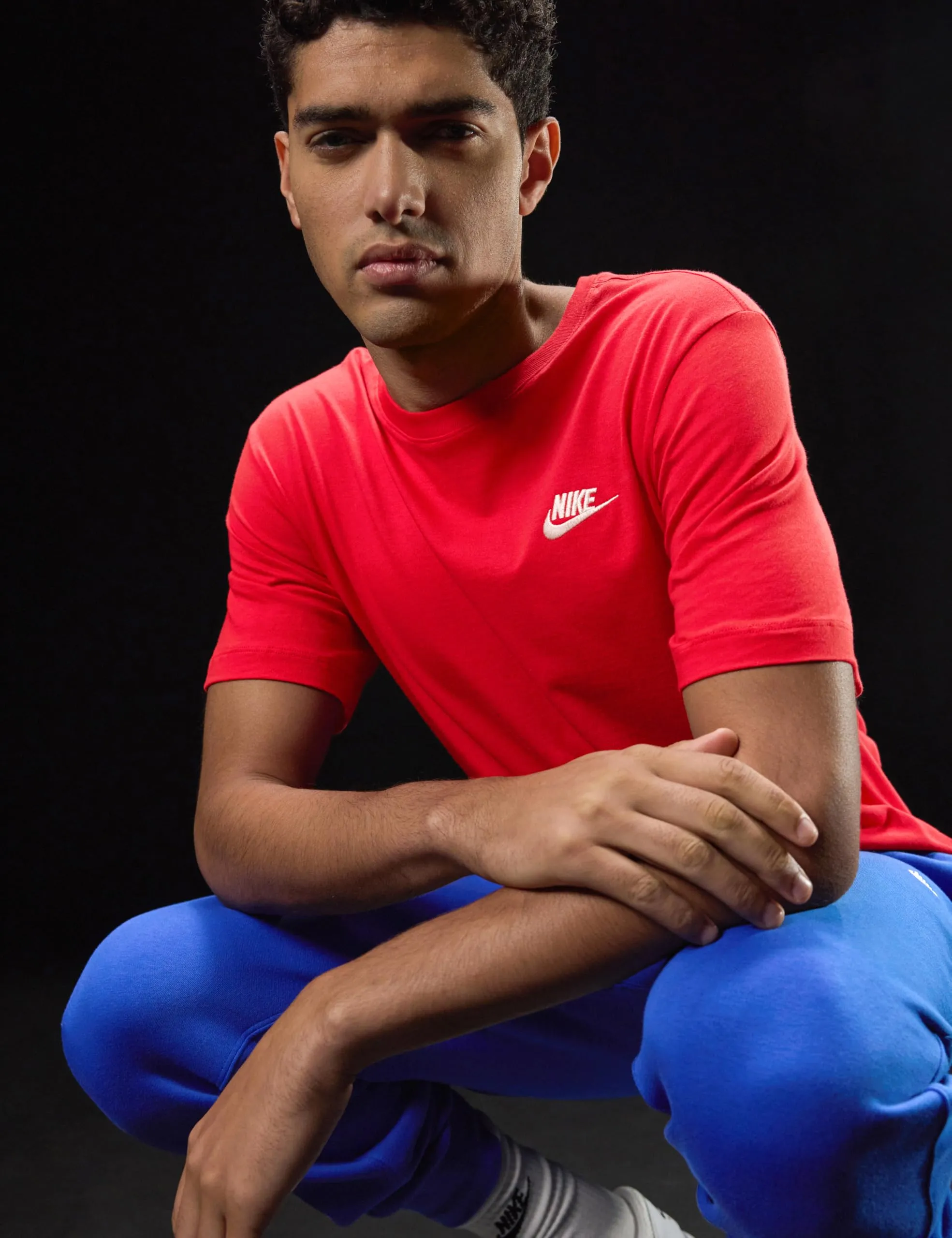 Nike NSW Club Tee - University Red White, S - immagine 2