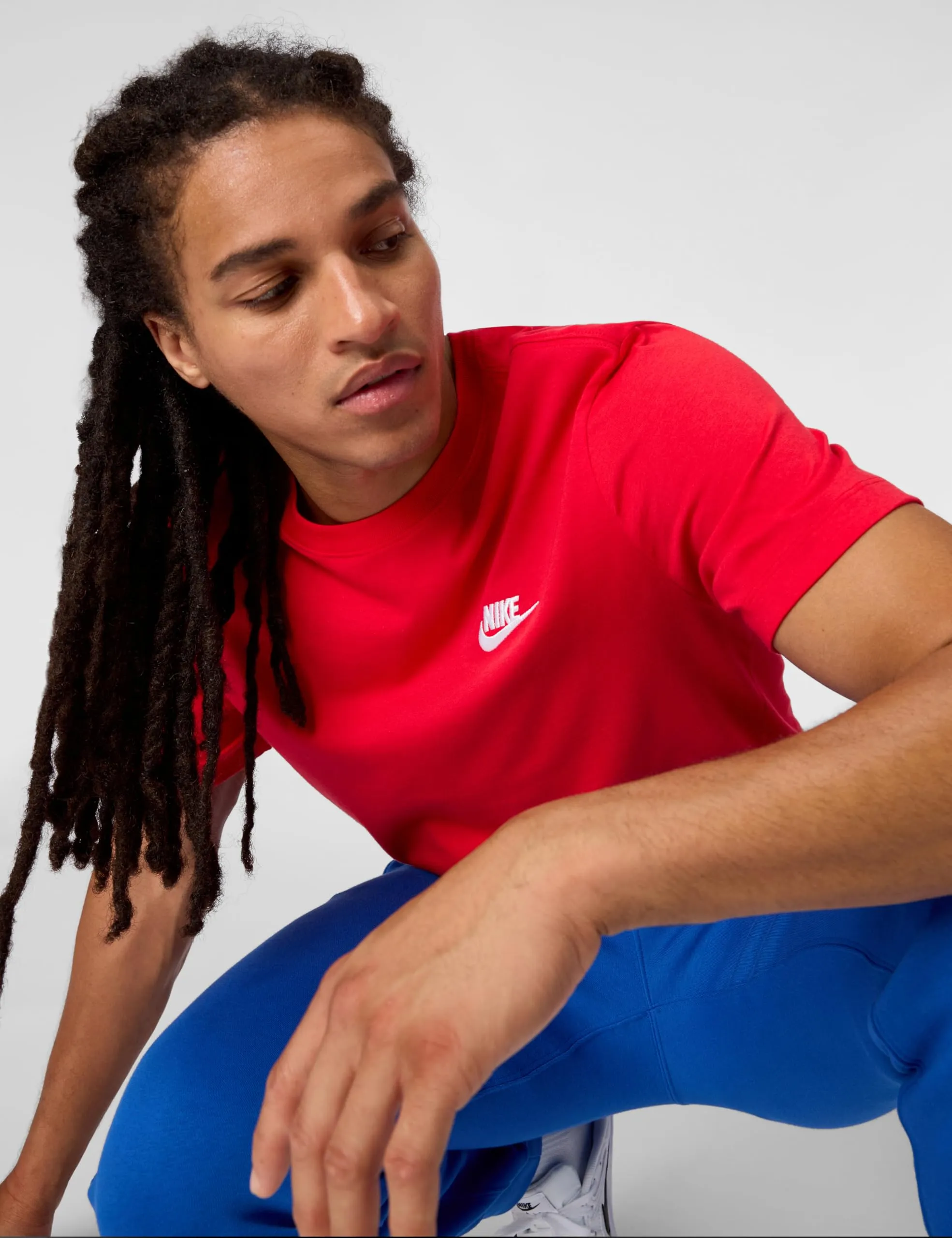 Nike NSW Club Tee - University Red White, S - immagine 6