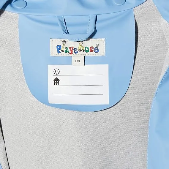 Playshoes Giacca da pioggia antivento e impermeabile Unisex per bambini e ragazzi, Sito di costruzione, 140 - immagine 6