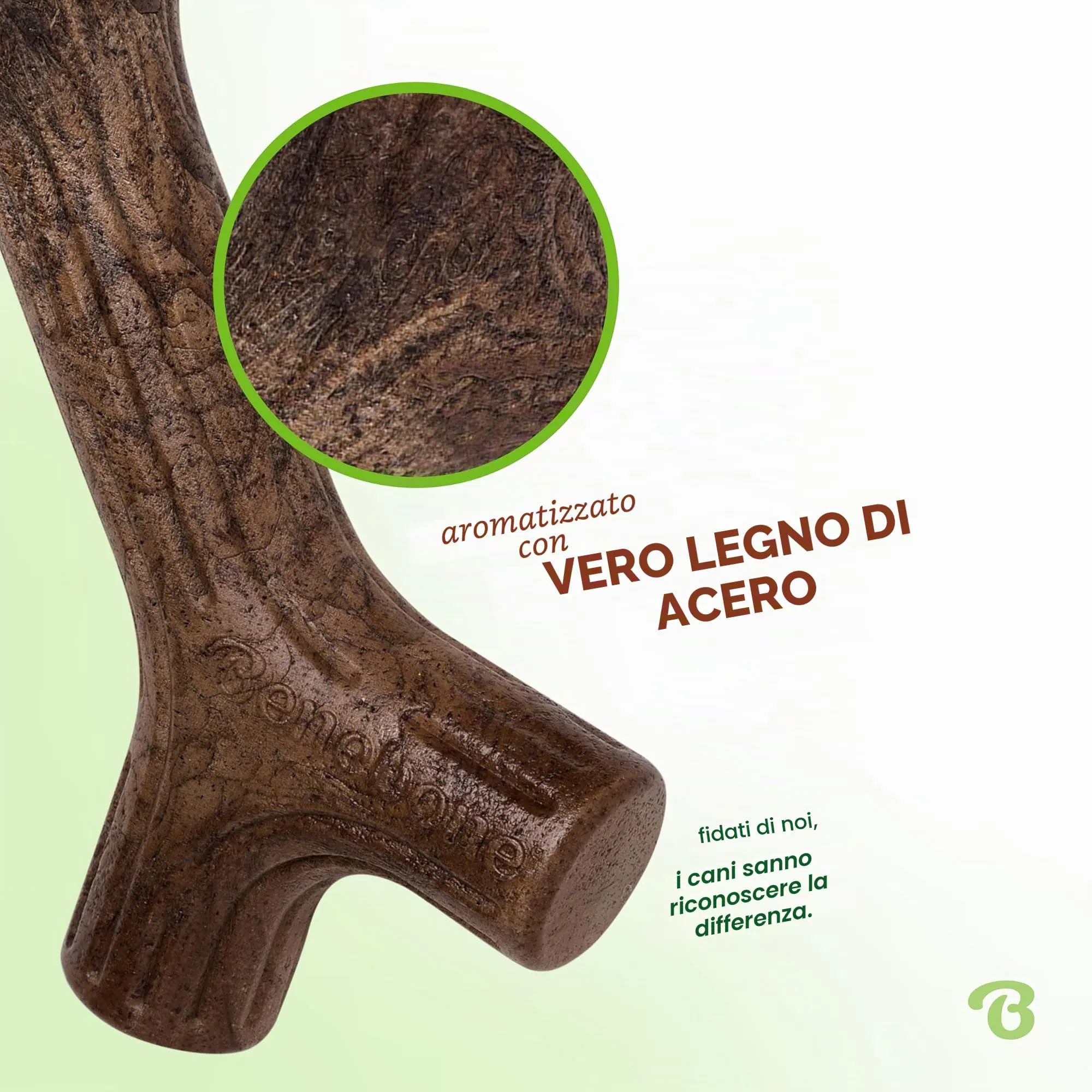 Benebone Maplestick Gioco Resistente in Vero Legno, Large - immagine 2