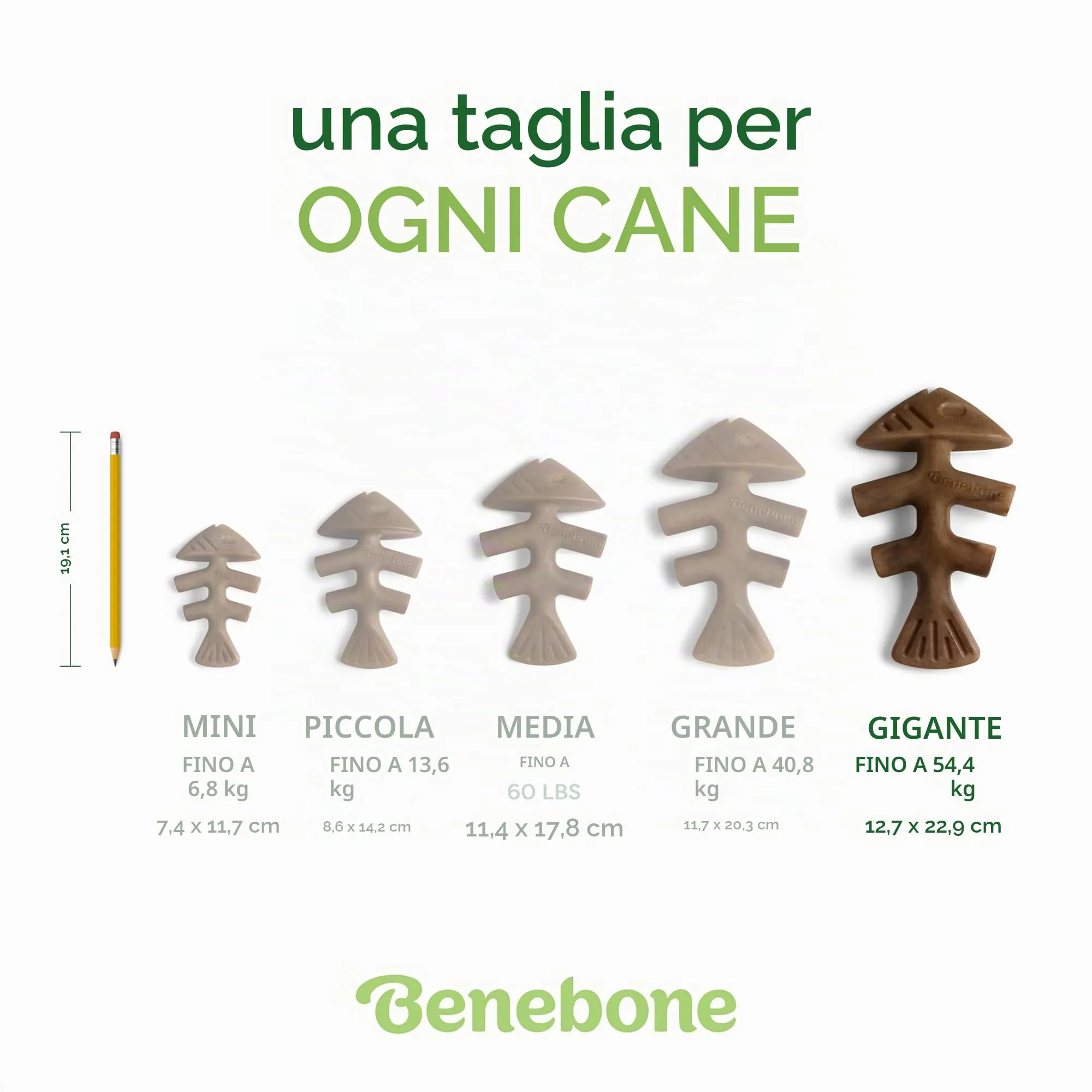 Benebone Fishbone Gioco da Masticare per Cani, Gigante - immagine 4