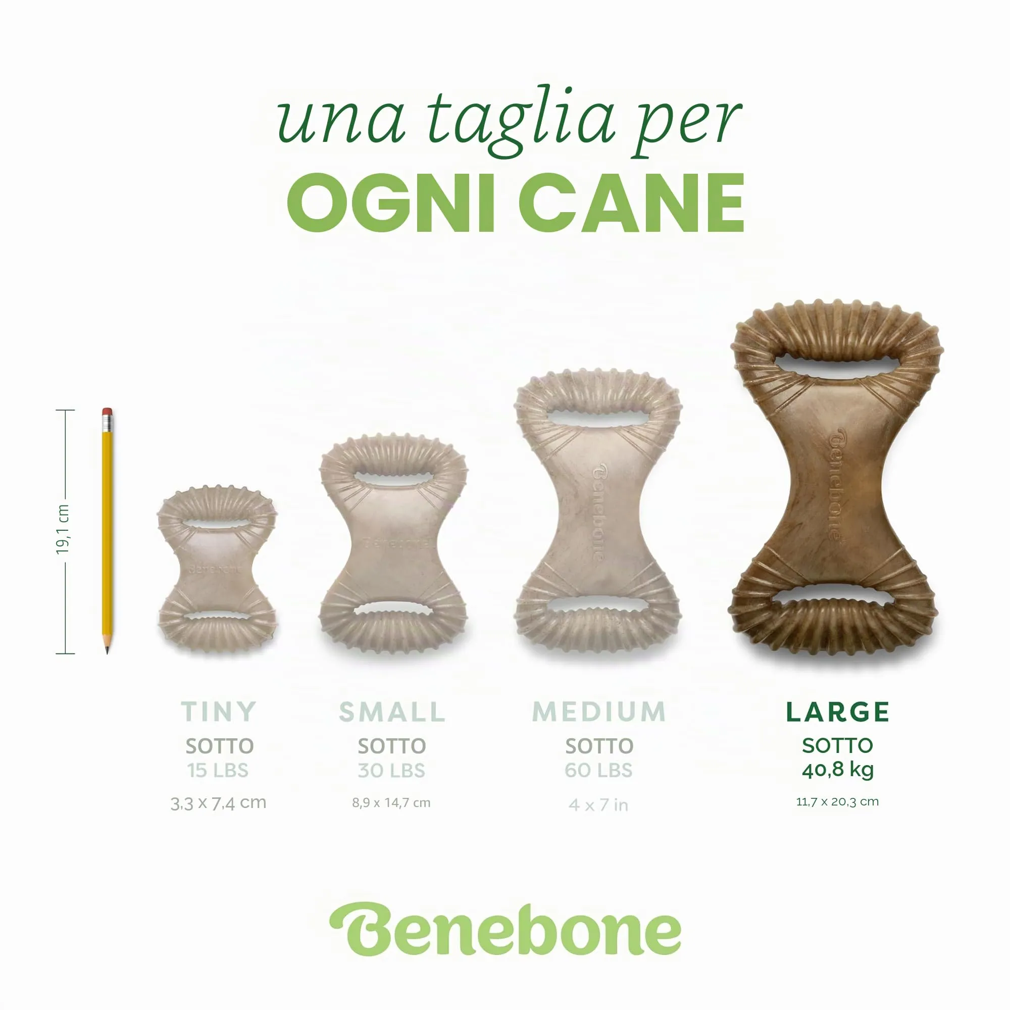 Benebone Dental Gioco da Masticare per Cani, Pollo Reale, Grande - immagine 4