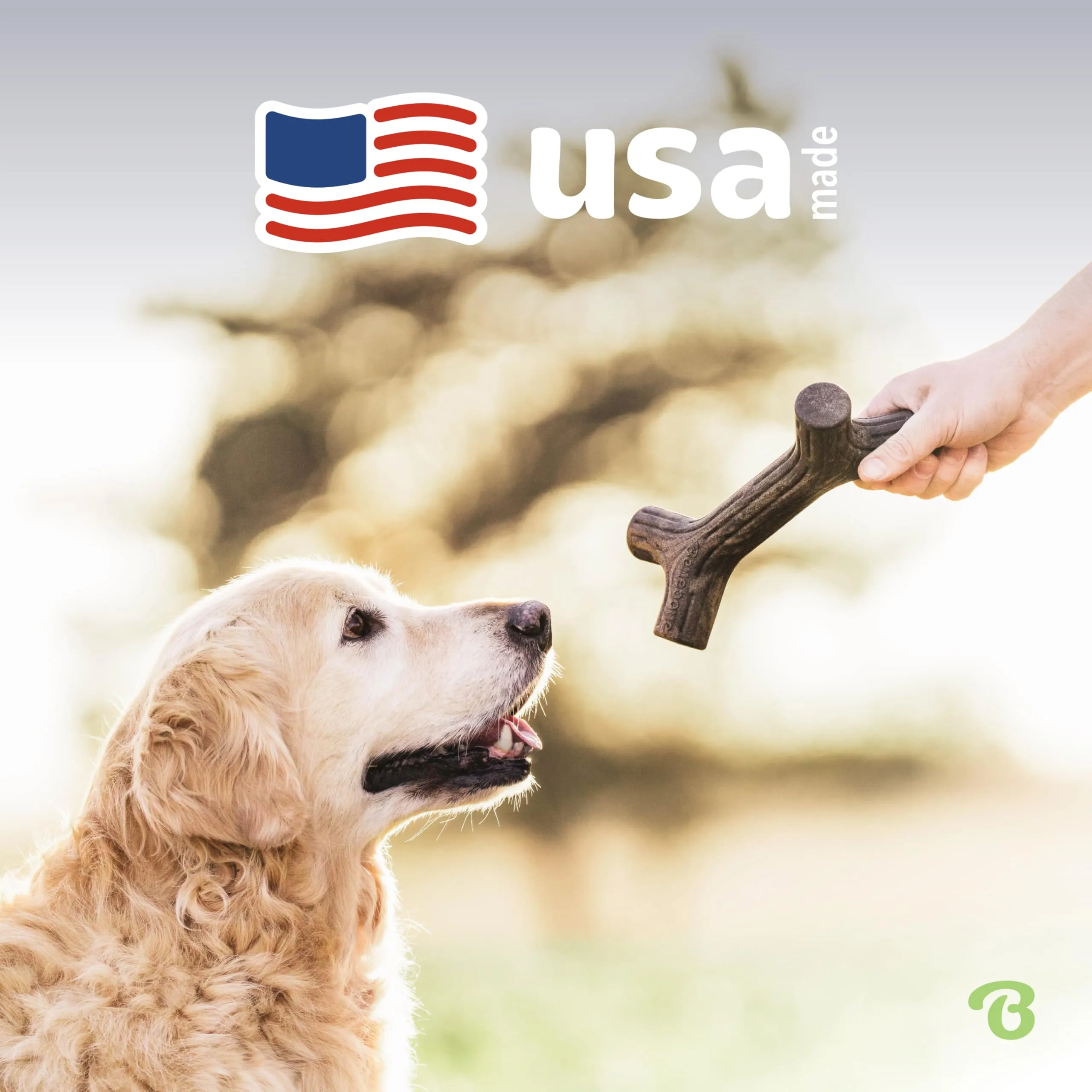 Benebone Bacon Stick Gioco da Masticare per Cani, Piccolo - immagine 5