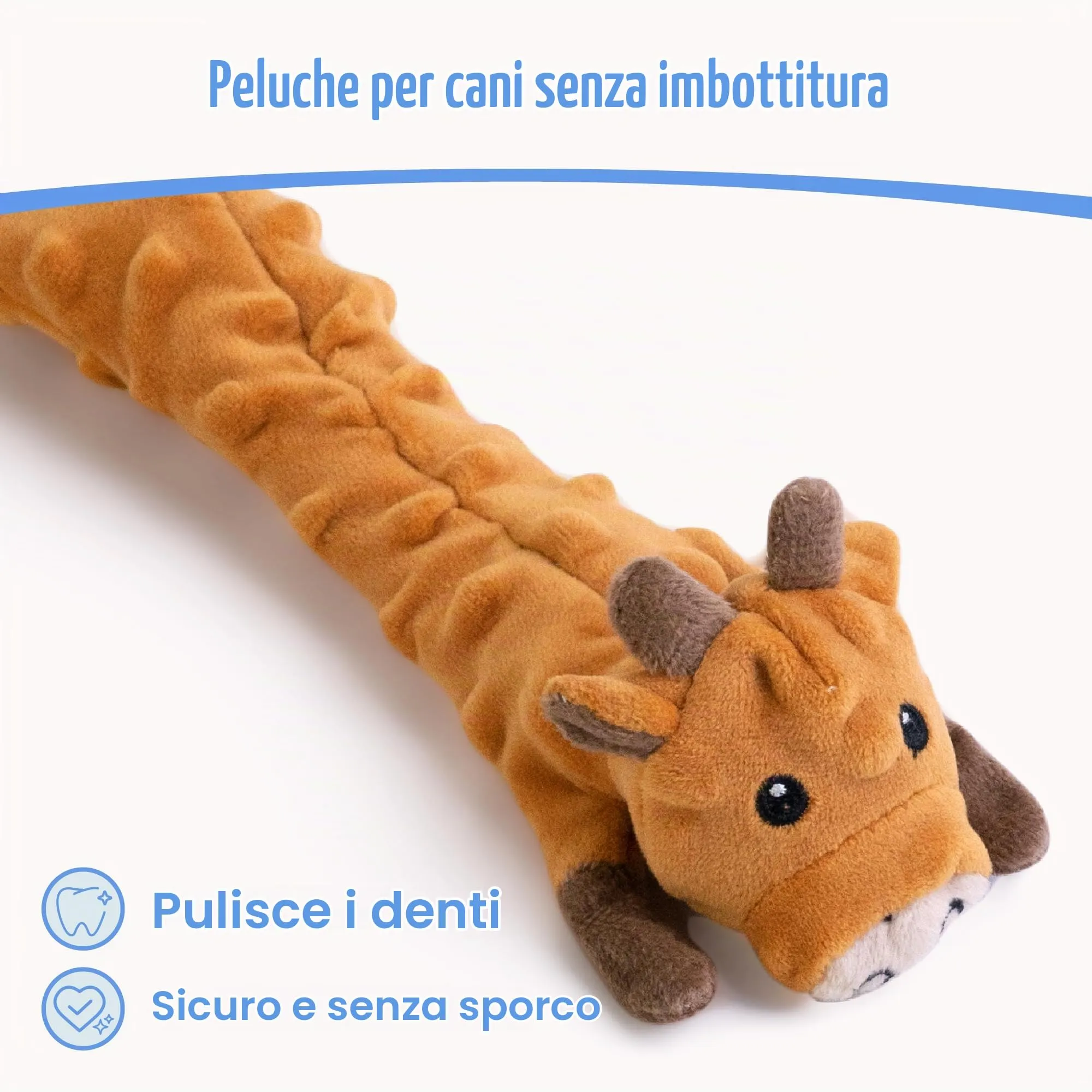 SHARLOVY Giocattolo per cani a forma di mucca, taglia grande - immagine 2