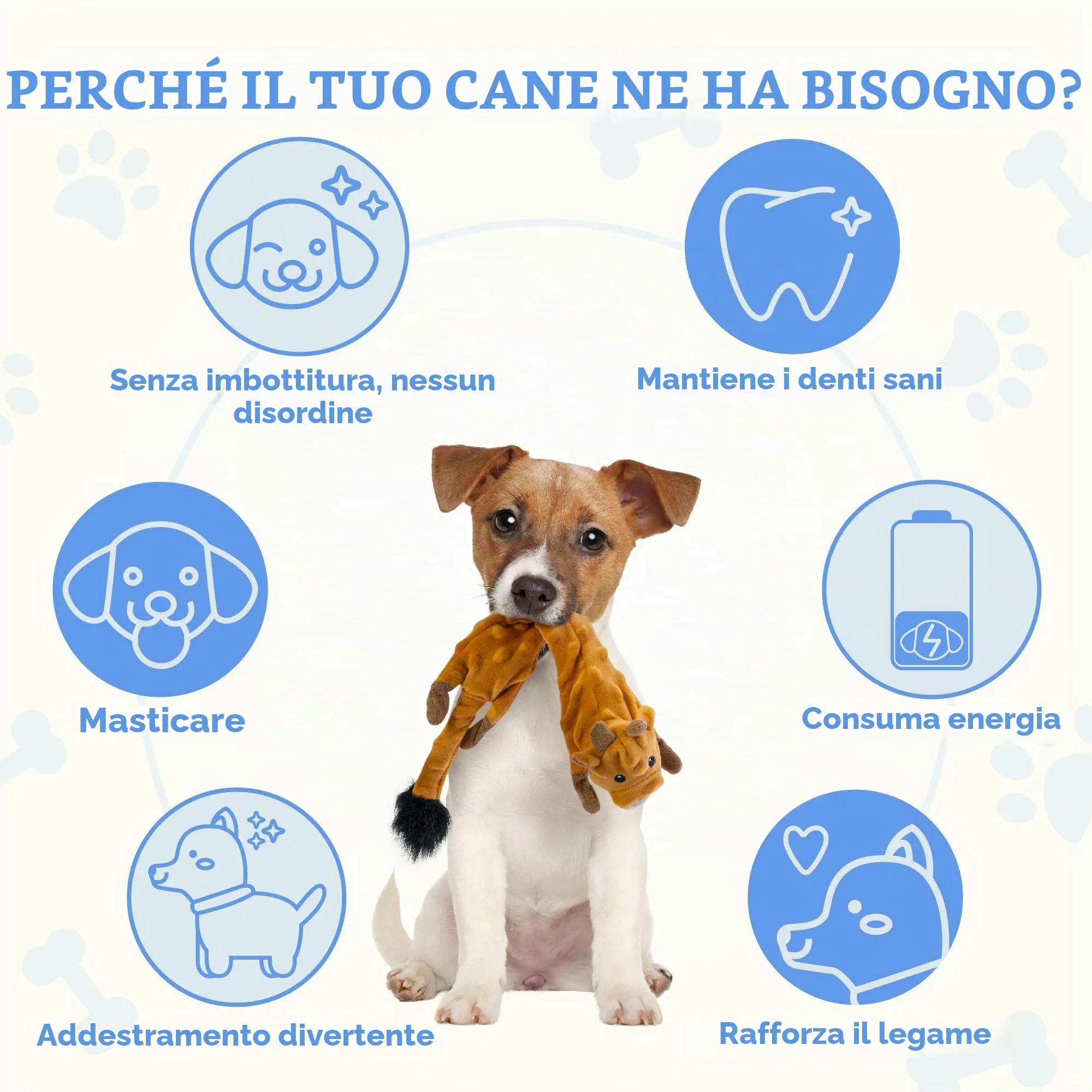 SHARLOVY Giocattolo per cani a forma di mucca, taglia grande - immagine 6