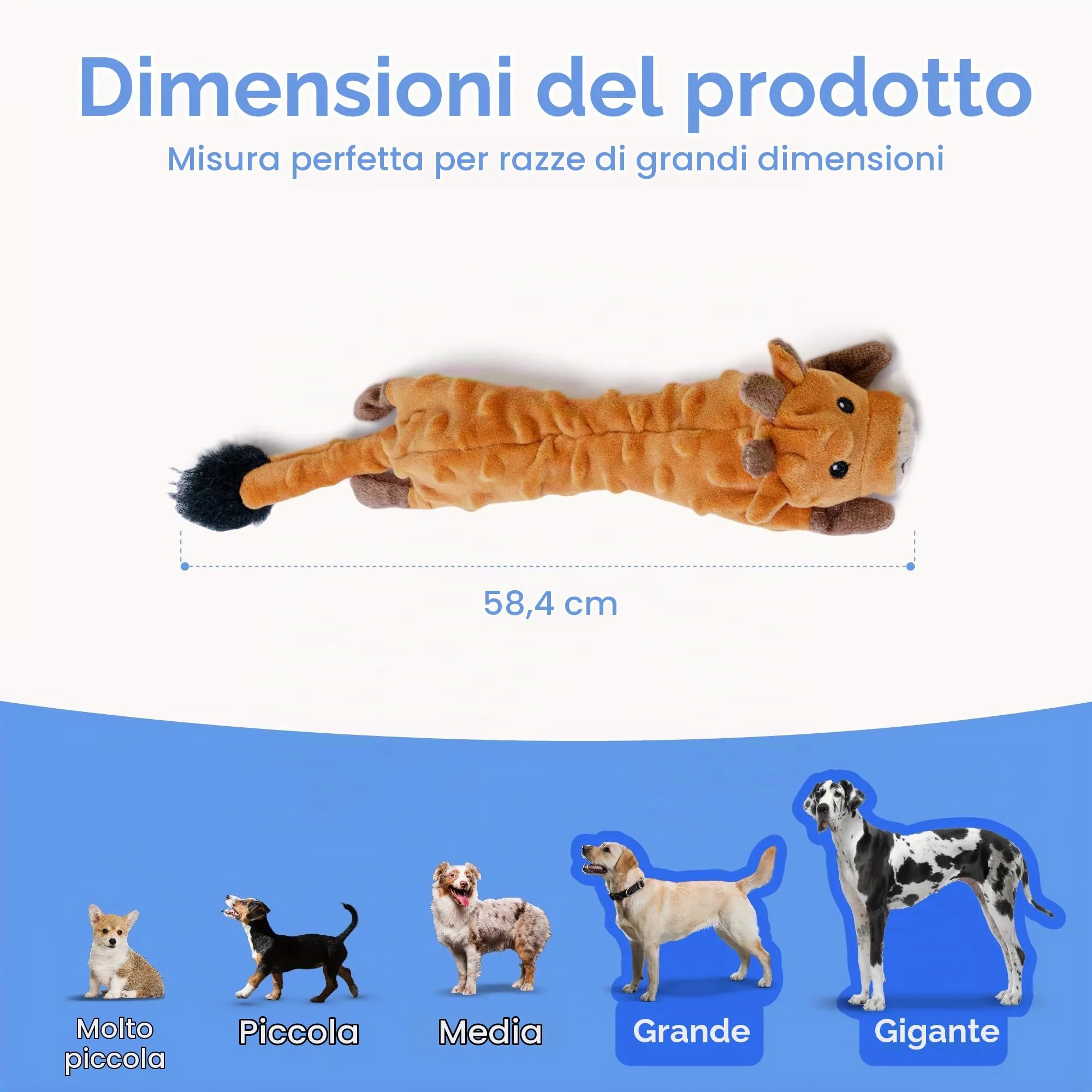 SHARLOVY Giocattolo per cani a forma di mucca, taglia grande - immagine 7