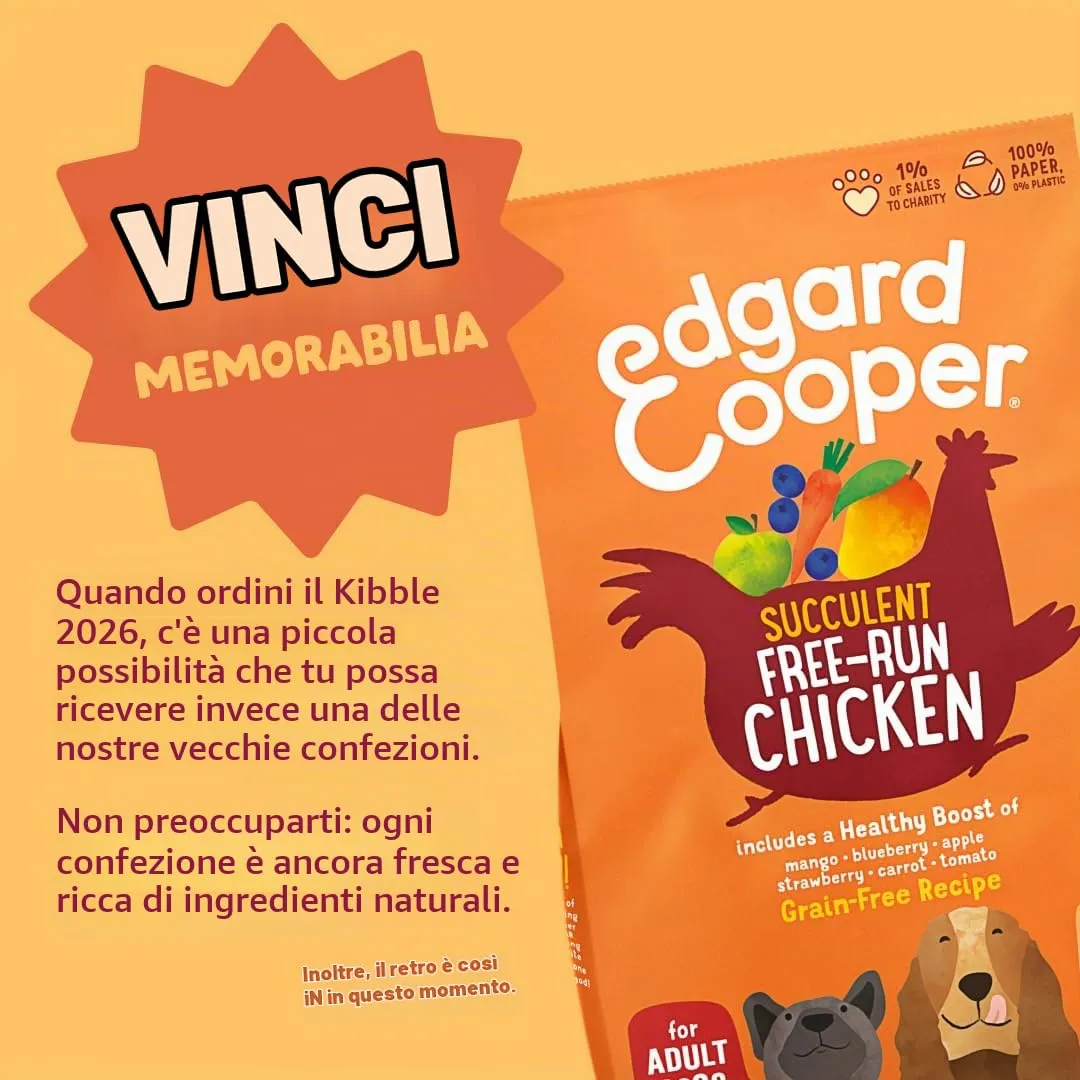 Edgard & Cooper Crocchette Cani Adulti Taglia Medium, Senza Cereali, Pollo Fresco, Mela, Patata Dolce, Cavolo Riccio e Mirtillo, 7kg - immagine 8