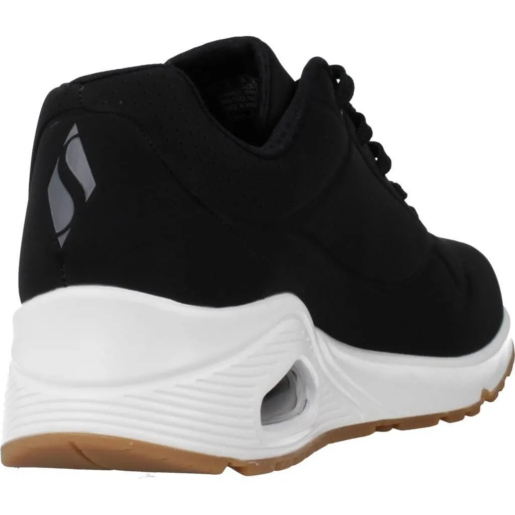 Skechers Uno Stand On Air Women's Sneakers - Black Durabuck, 37 EU - immagine 5