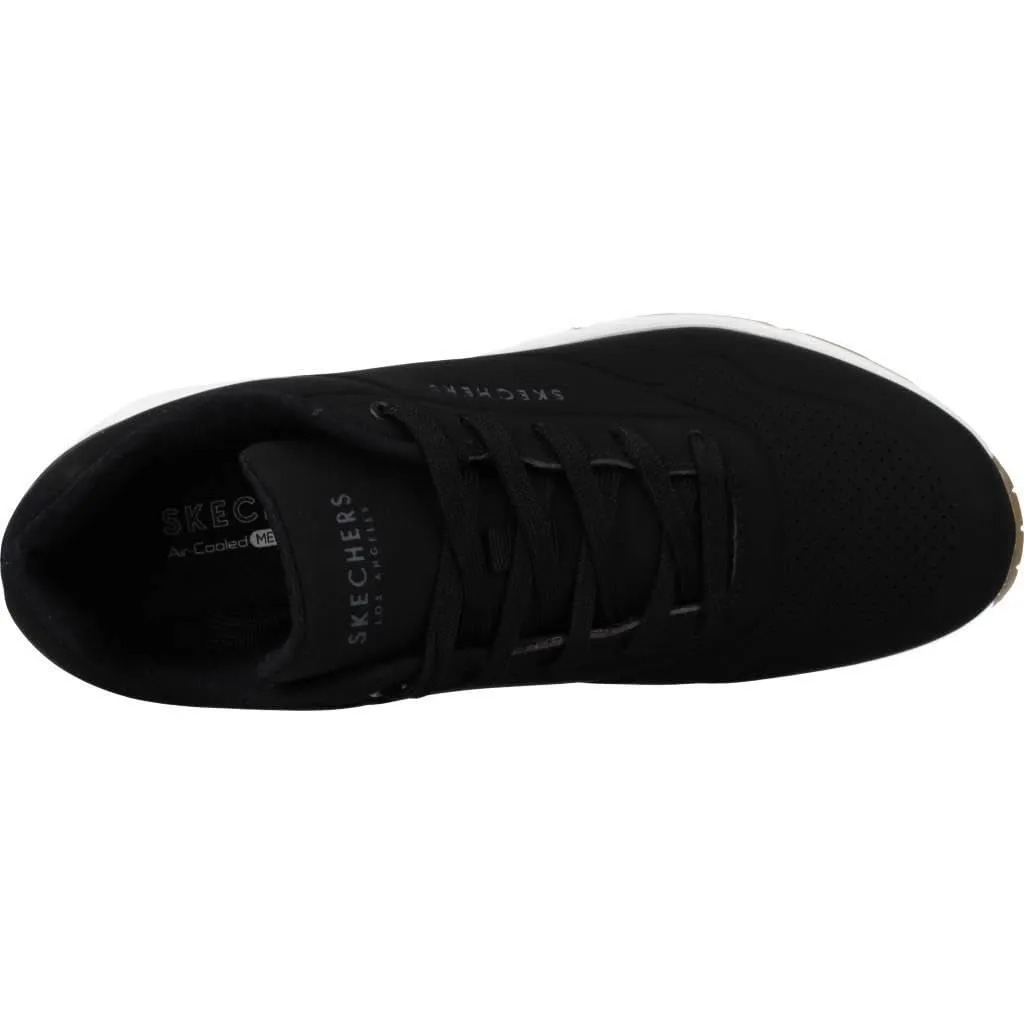 Skechers Uno Stand On Air Women's Sneakers - Black Durabuck, 37 EU - immagine 9