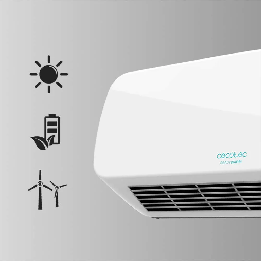 Cecotec 5200 Box Ceramic Radiatore Elettrico 2000 W, Display Digitale, IPX2, Timer Programmabile, 3 Modalità, Protezione Surriscaldamento - immagine 2