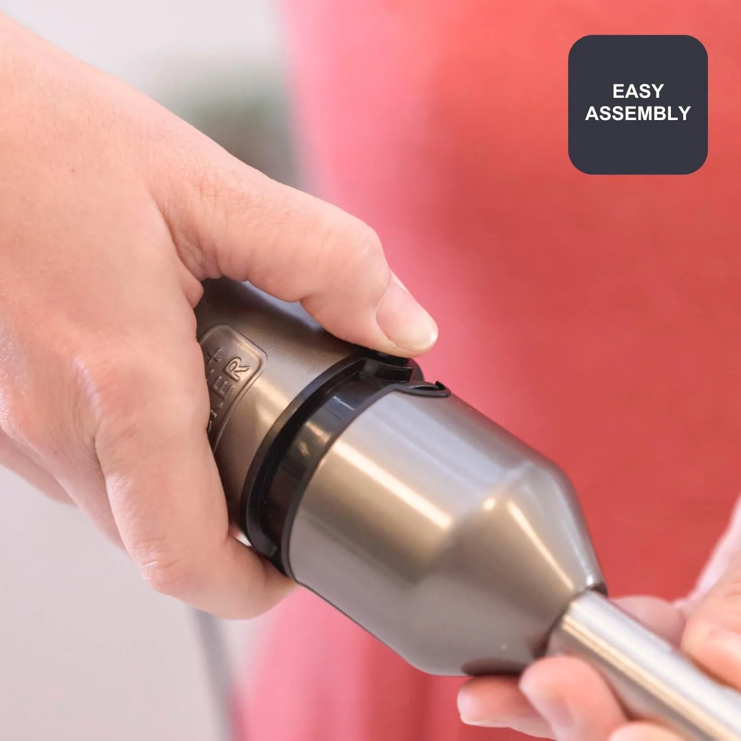 BLACK+DECKER BXHBA1000E Frullatore a Immersione 1000W, 20 Velocità + Turbo, 4 Lame in Acciaio Inox - immagine 5