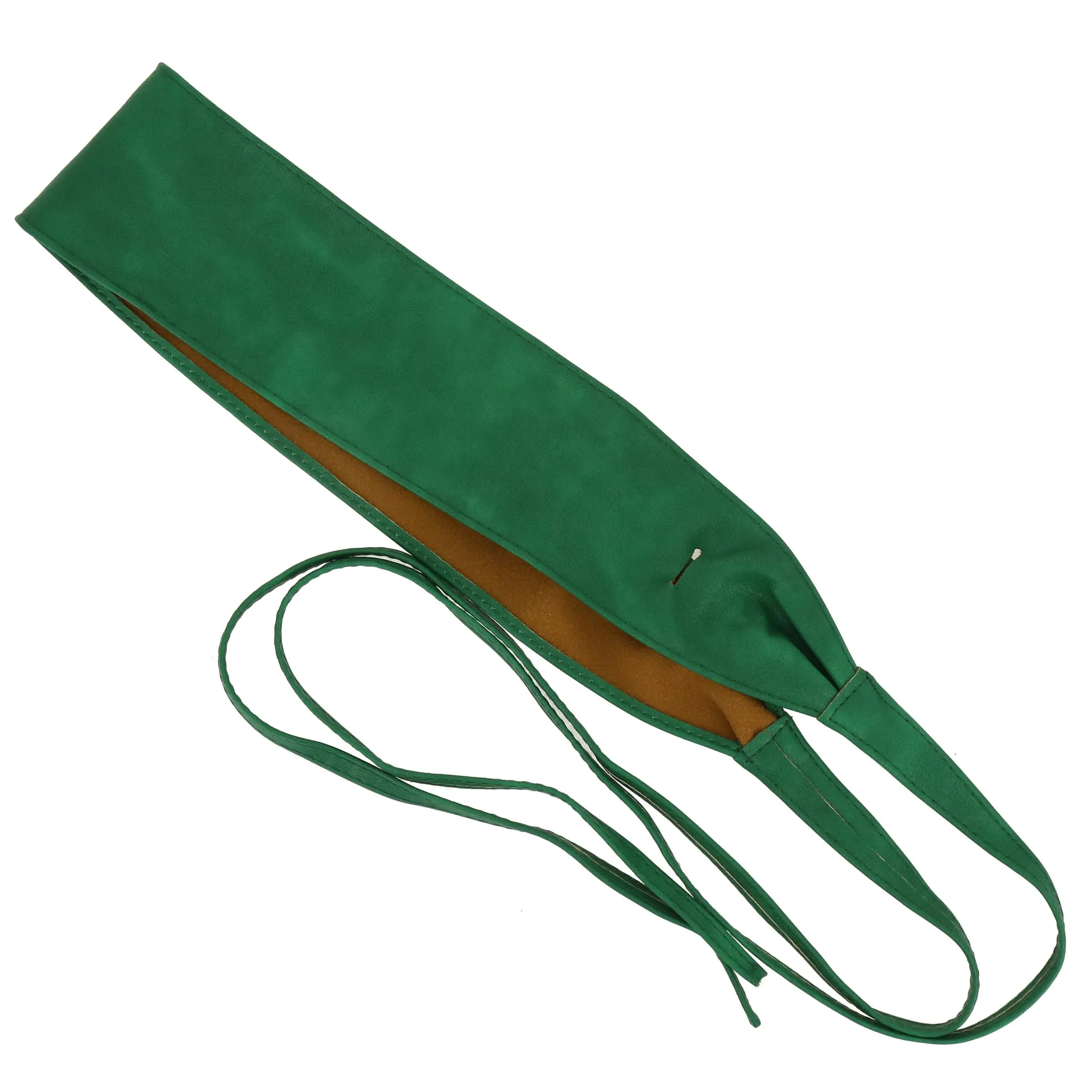 FASHIONGEN Cintura Obi da donna in similpelle, Verde, 2XL - immagine 4