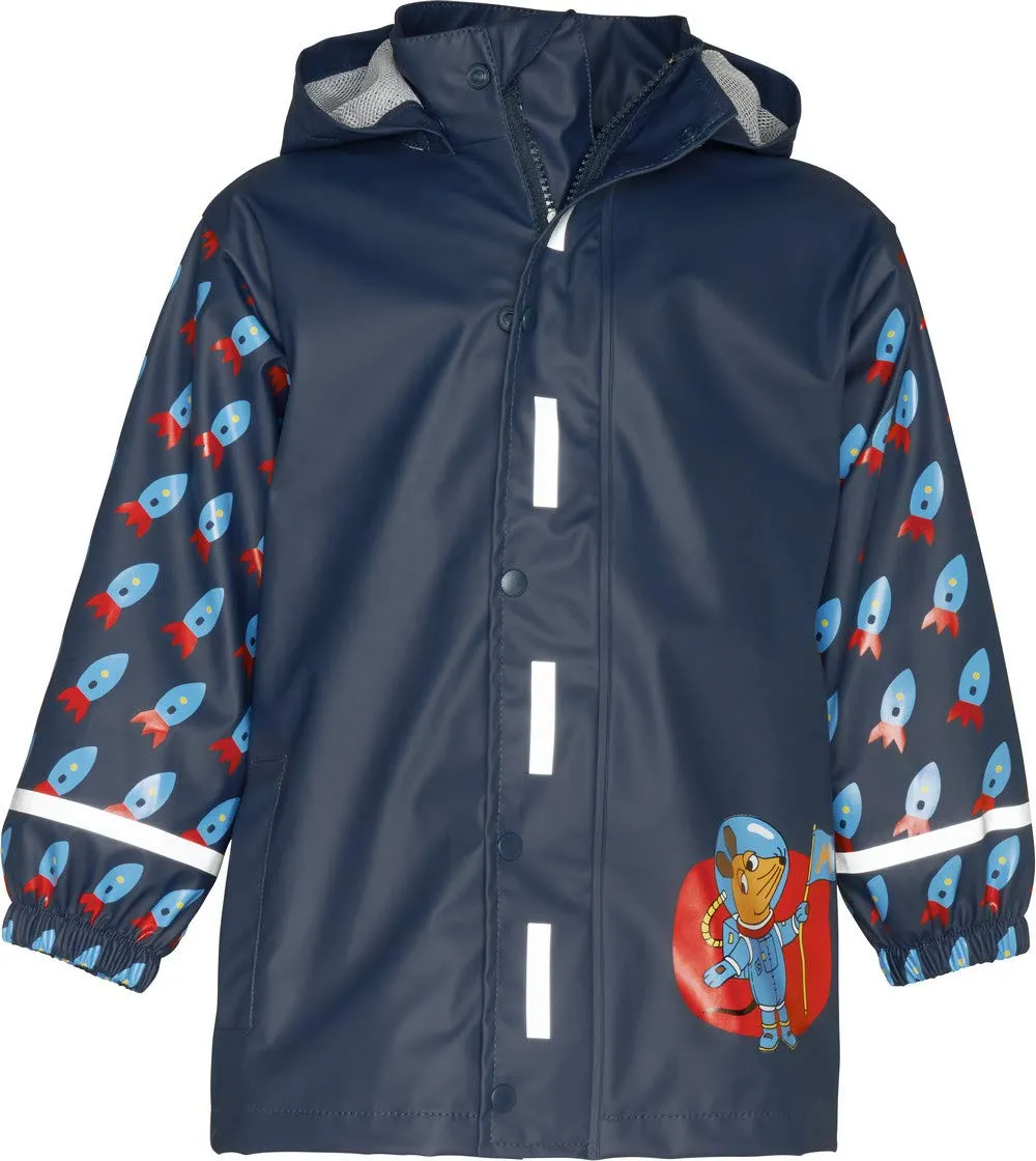 Playshoes Giacca da pioggia Unisex per Bambini e Ragazzi, Lo spazio del mouse, 80 - immagine 1