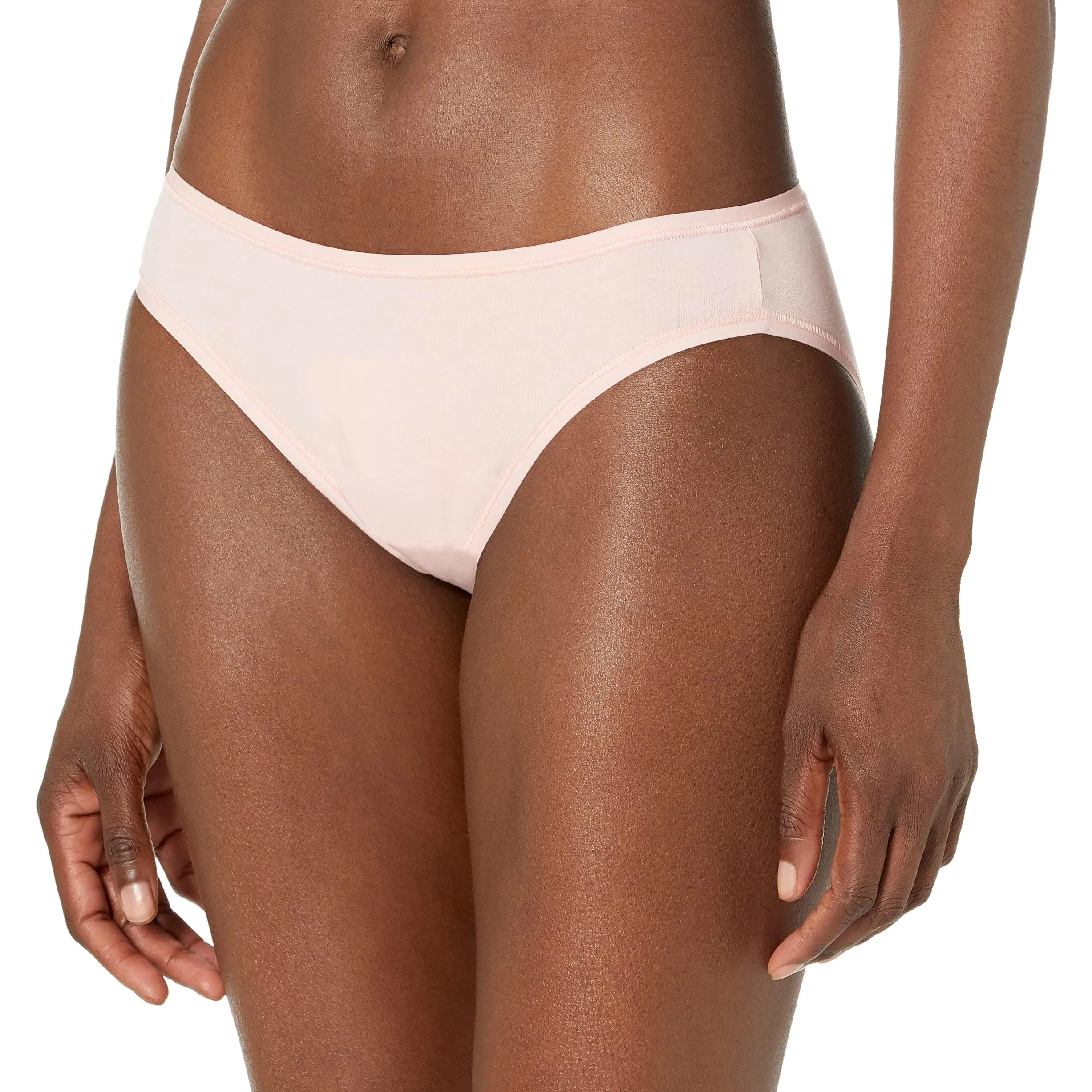 Amazon Essentials Slip Bikini in Cotone per Donna, Pacco da 6, Colori A Contrasto Graziosi, 52 - immagine 2