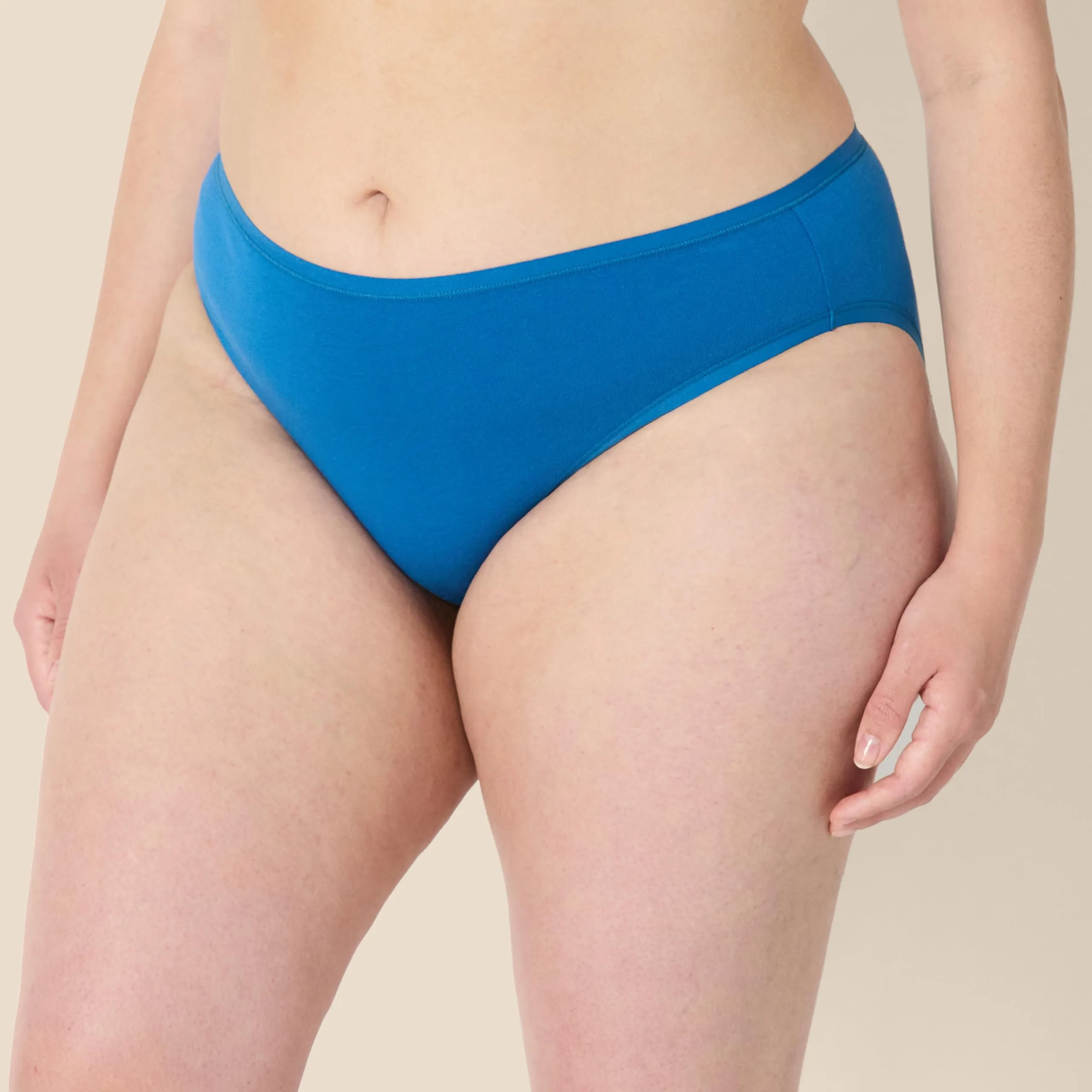 Amazon Essentials Slip Bikini in Cotone Donna, Pacco da 6, Colori A Contrasto Graziosi, 46 - immagine 5