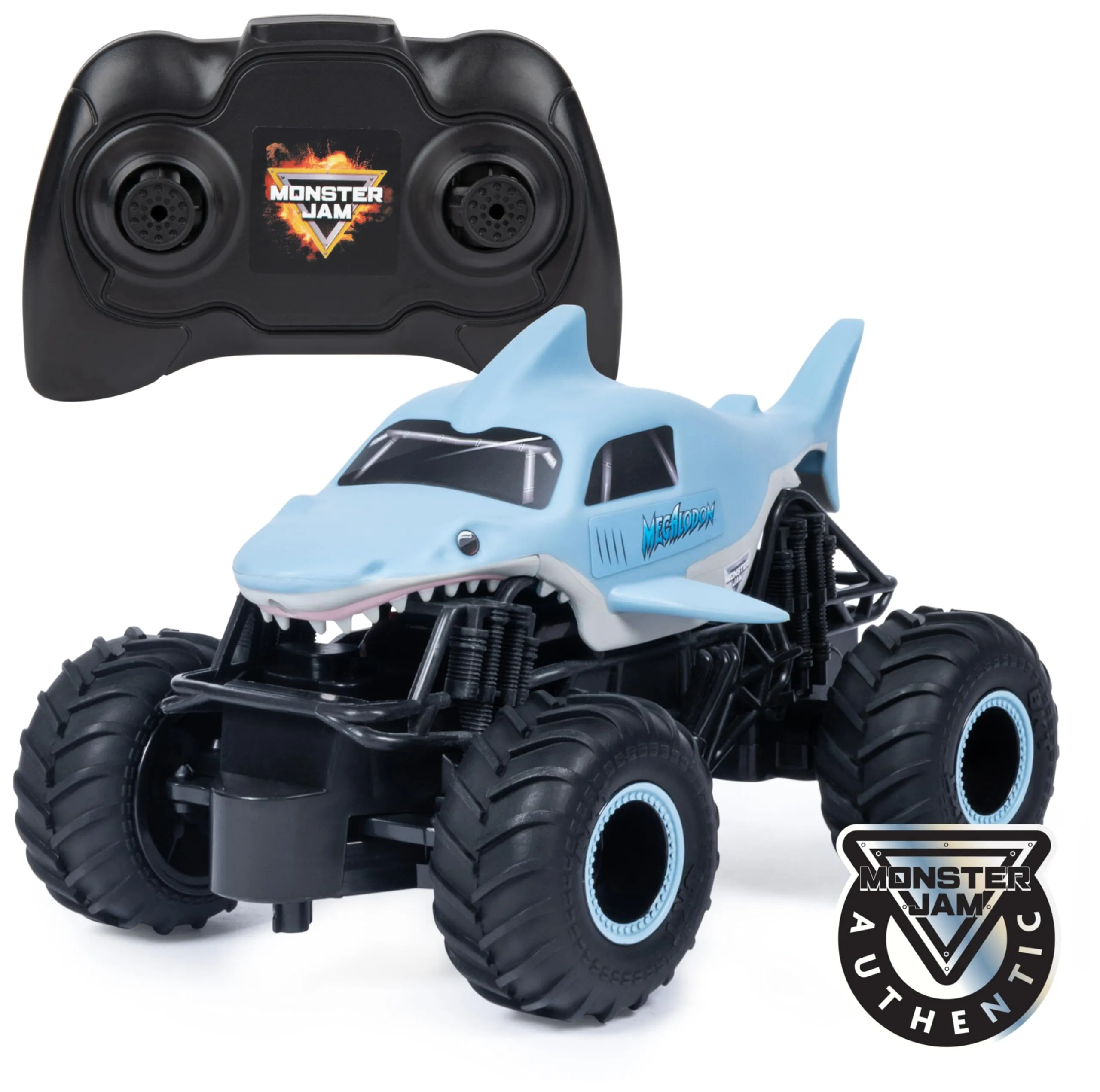 Monster Jam Veicolo Radiocomandato Megalodon, Scala 1:24, 2.4 GHz - immagine 1