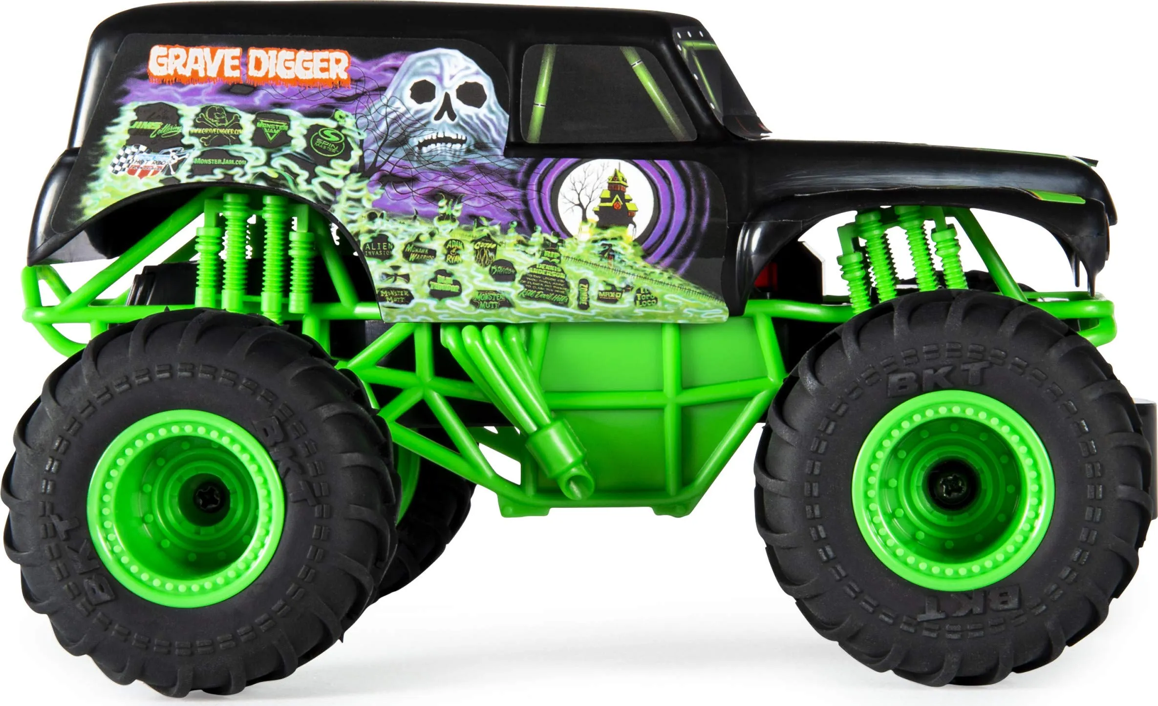 Monster Jam Grave Digger Radiocomandato, Scala 1:24 - immagine 4