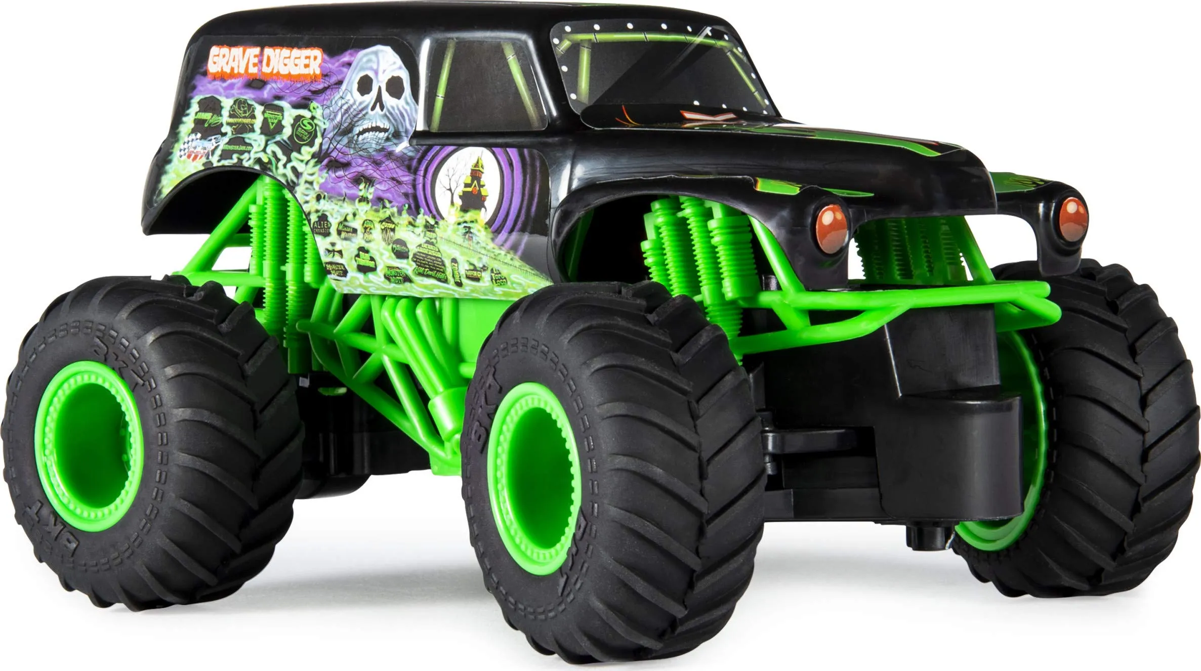 Monster Jam Grave Digger Radiocomandato, Scala 1:24 - immagine 5