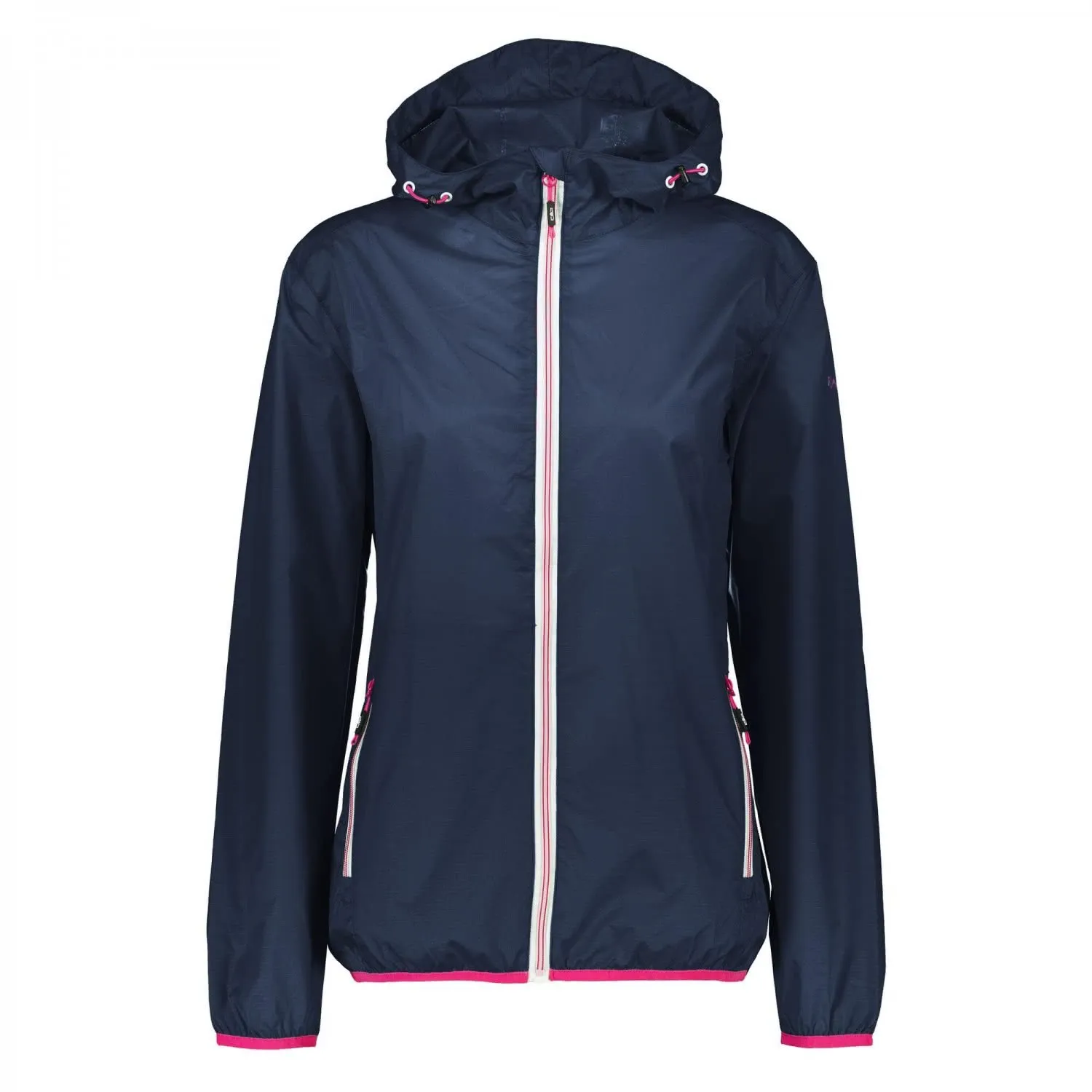 CMP Giacca Donna Con Cappuccio Antipioggia, Navy, XS - immagine 1