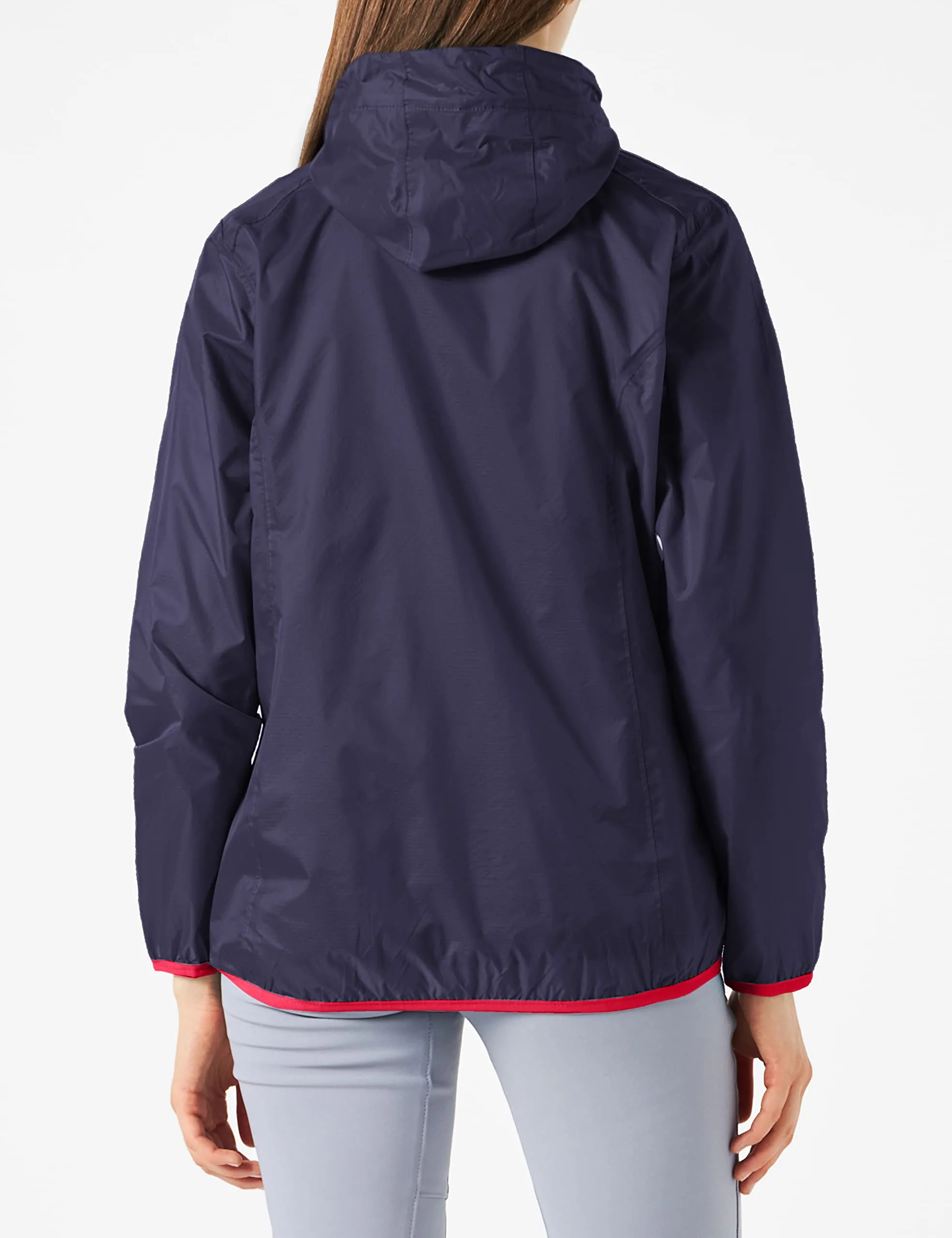 CMP Giacca Donna Con Cappuccio Antipioggia, Navy, XXS - immagine 3