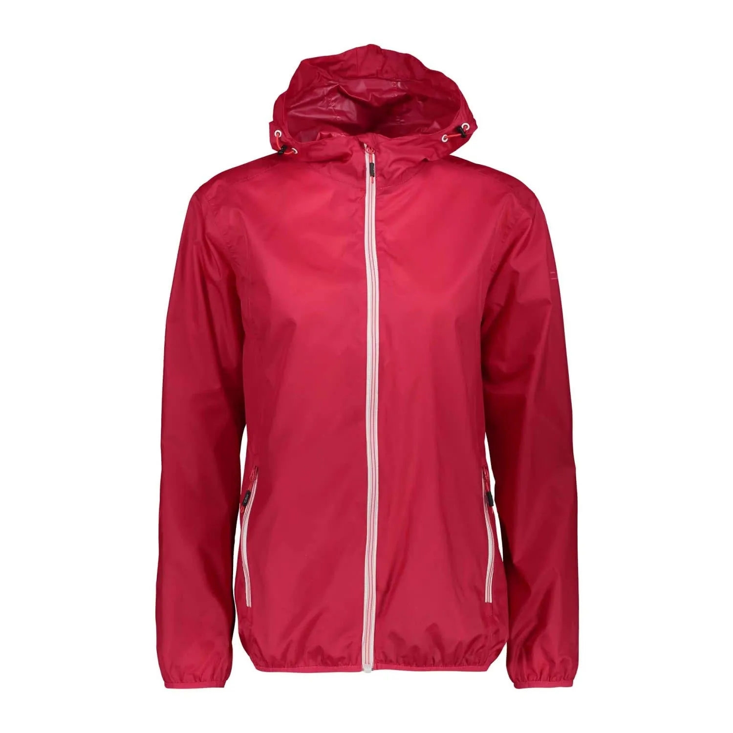 CMP Giacca Donna con Cappuccio Antipioggia, Ibisco-Corallo, M - immagine 1