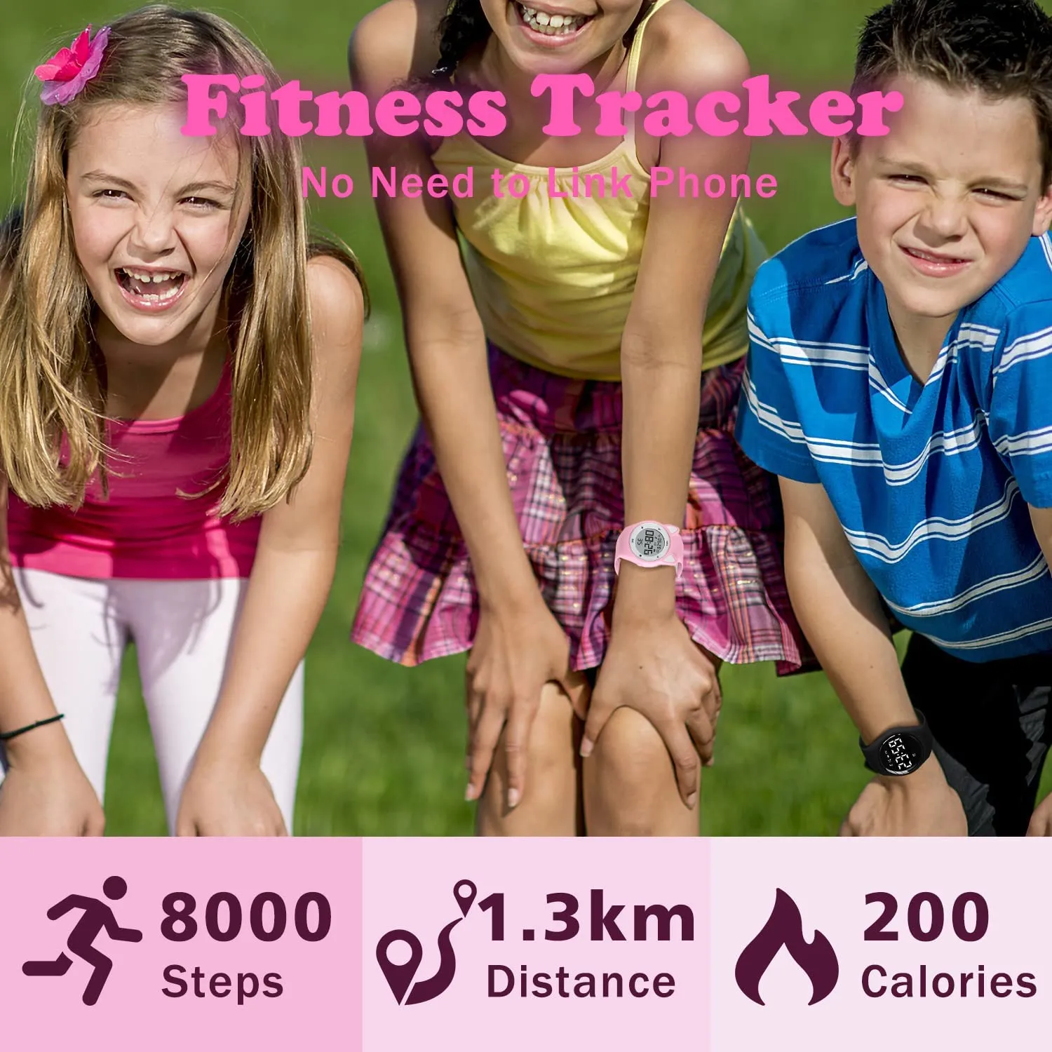 BEN NEVIS Orologio da Polso Sportivo Digitale per Bambini T15 con Sveglia, Calorie e Contapassi - immagine 4