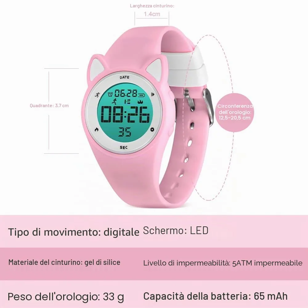 BEN NEVIS Orologio da Polso Sportivo Digitale per Bambini T15 con Sveglia, Calorie e Contapassi - immagine 6