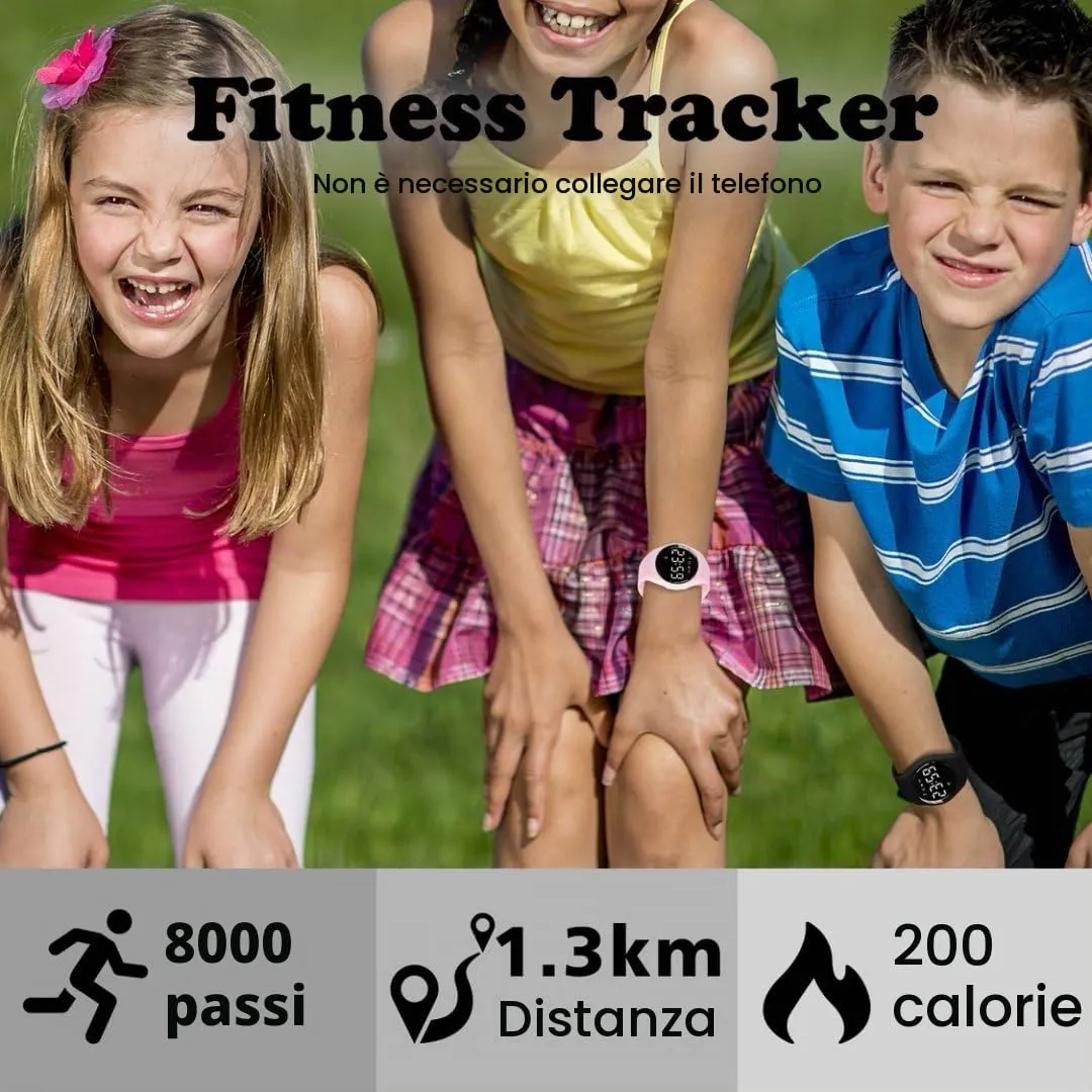 BEN NEVIS Orologio Digitale Sportivo per Bambini T6F con Sveglia, Calorie e Contapassi - immagine 5
