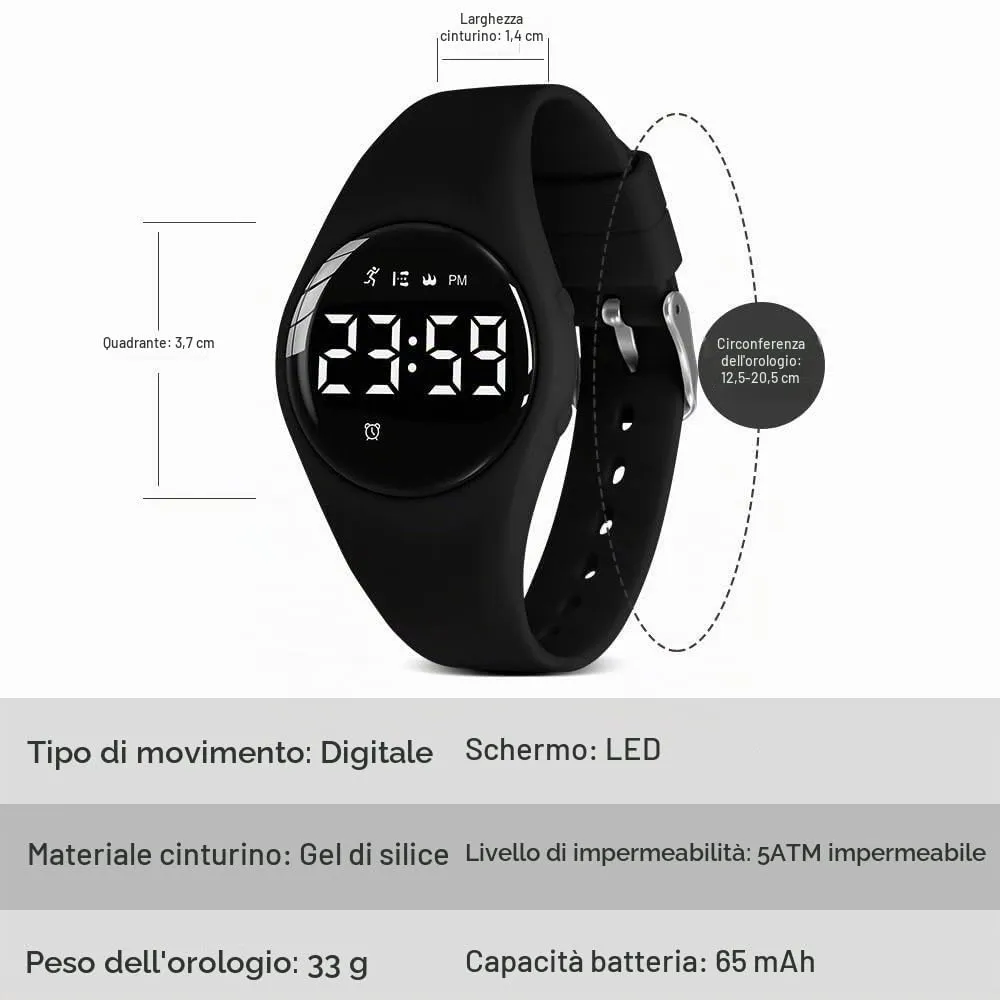 BEN NEVIS Orologio Digitale Sportivo per Bambini T6F con Sveglia, Calorie e Contapassi - immagine 7