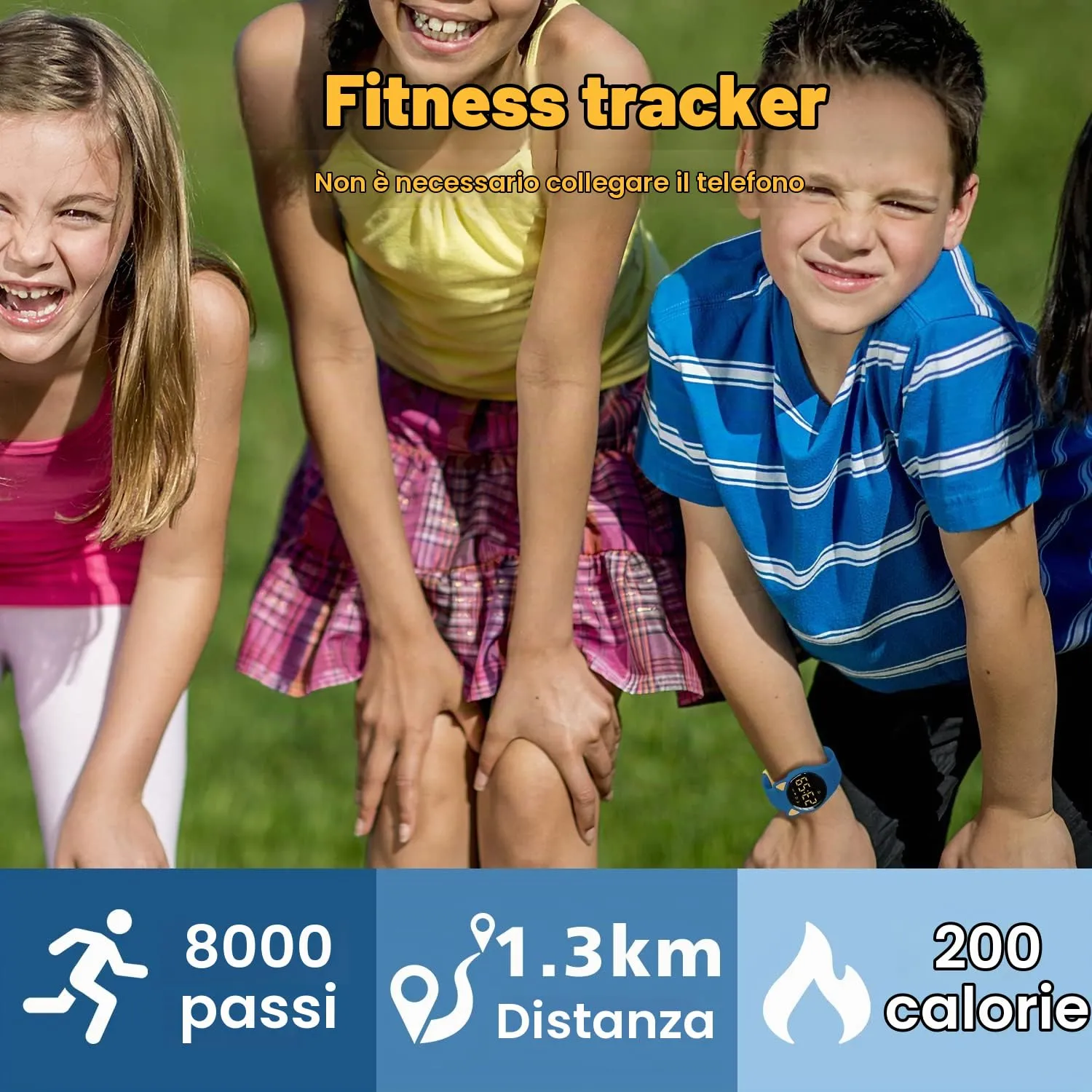 BEN NEVIS Orologio Sportivo Digitale per Bambini T6F con Sveglia, Calorie e Contapassi - immagine 4