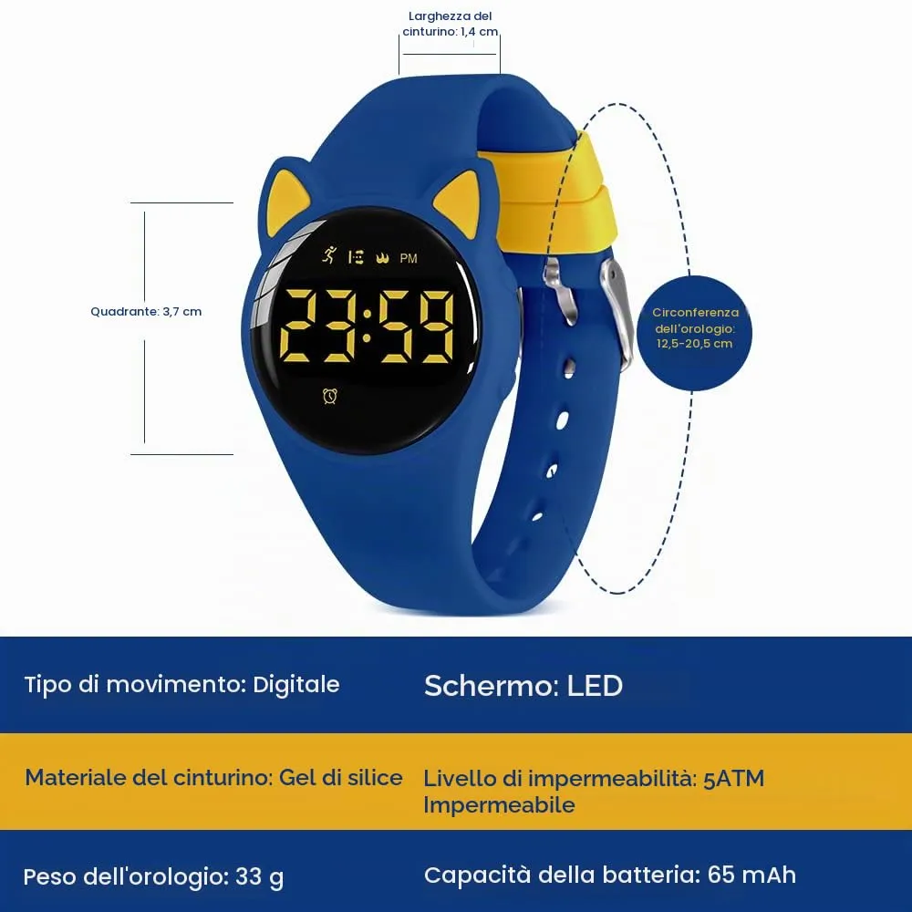 BEN NEVIS Orologio Sportivo Digitale per Bambini T6F con Sveglia, Calorie e Contapassi - immagine 6