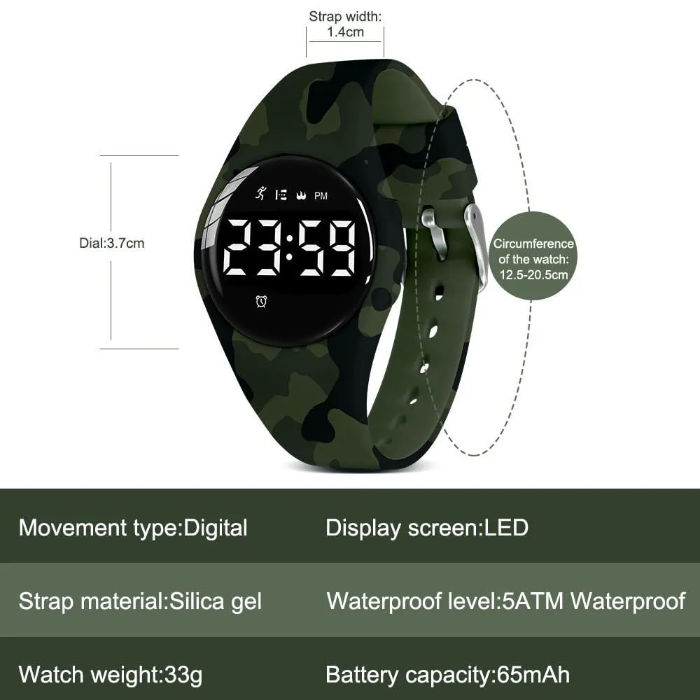 BEN NEVIS Orologio da Polso Sportivo Digitale per Bambini T6F con Sveglia, Calorie e Contapassi - immagine 7