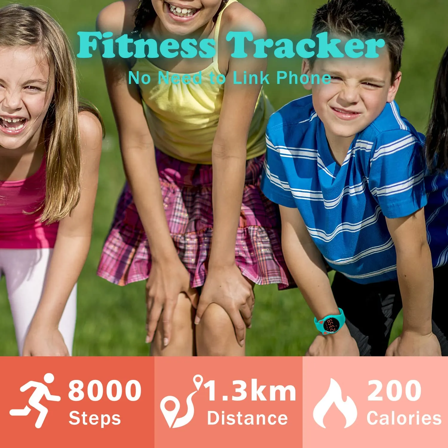 BEN NEVIS Orologio Digitale Sportivo per Bambini T6F con Sveglia, Calorie e Contapassi - immagine 4