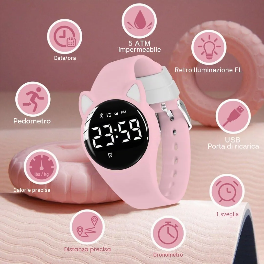 BEN NEVIS Orologio da Polso Sportivo Digitale per Bambini con Sveglia, Calorie e Contapassi - immagine 2