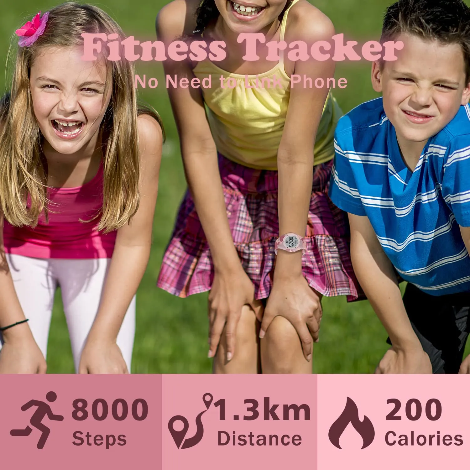 BEN NEVIS Orologio da Polso Sportivo Digitale per Bambini con Sveglia, Calorie e Contapassi - immagine 4