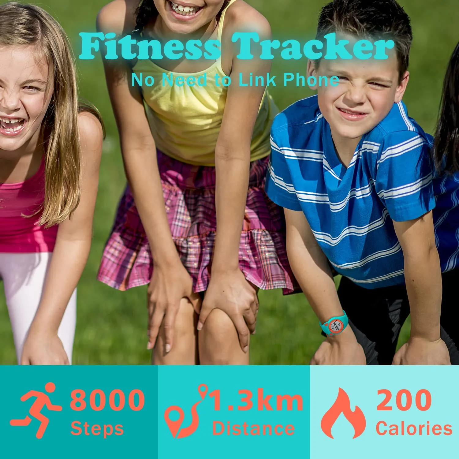 Ben Nevis Orologio Sportivo Digitale per Bambini con Sveglia, Calorie e Contapassi - immagine 4