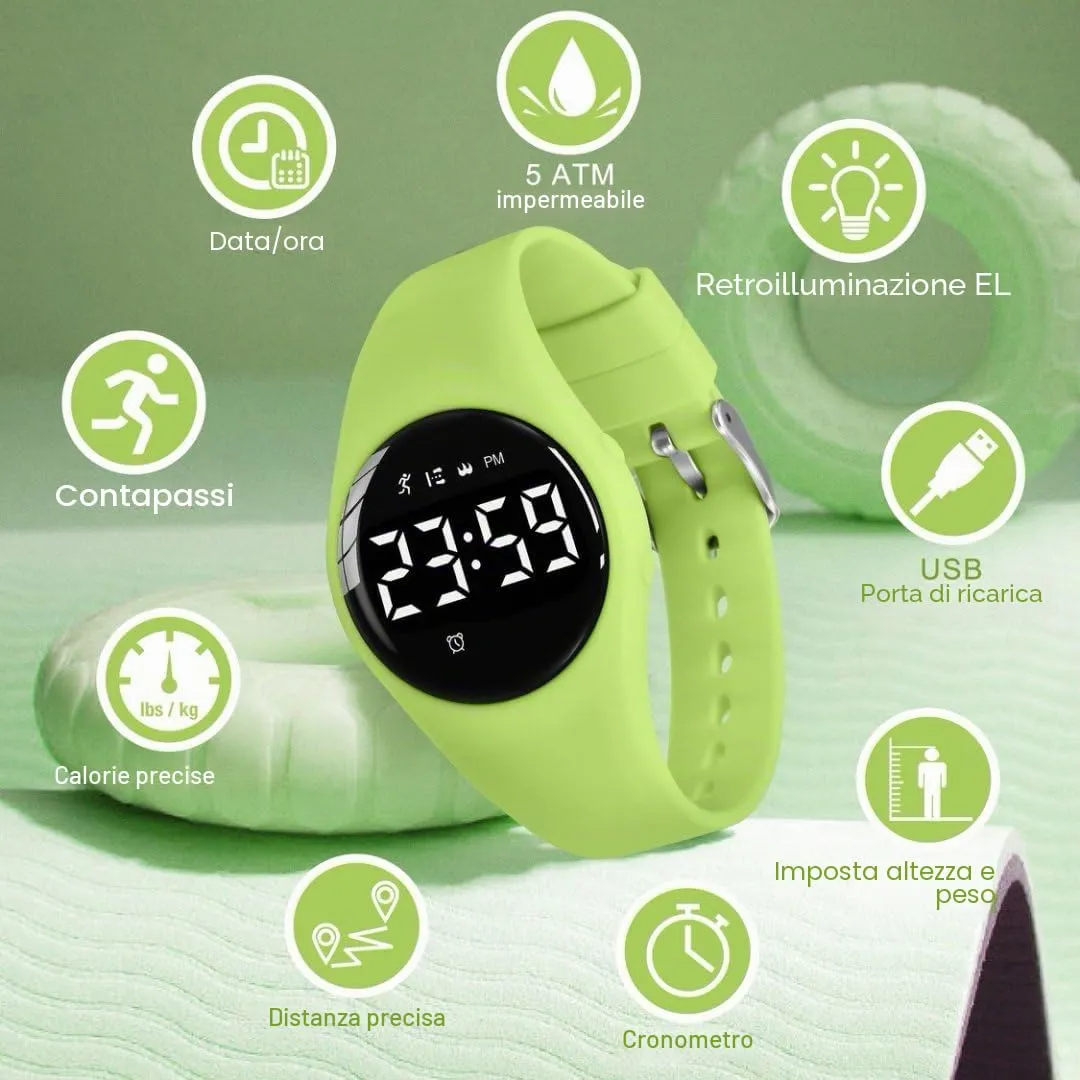 BEN NEVIS Orologio da Polso Sportivo Digitale per Bambini con Sveglia, Calorie e Contapassi - immagine 3