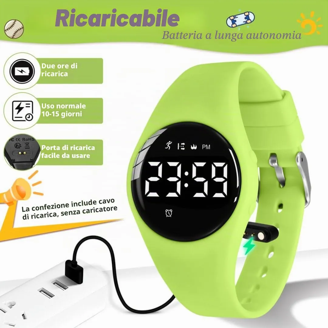 BEN NEVIS Orologio da Polso Sportivo Digitale per Bambini con Sveglia, Calorie e Contapassi - immagine 5
