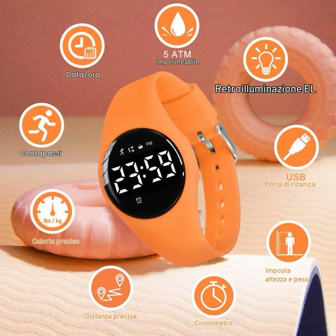 Ben Nevis Orologio Digitale Sportivo per Bambini con Sveglia, Calorie e Contapassi - immagine 3