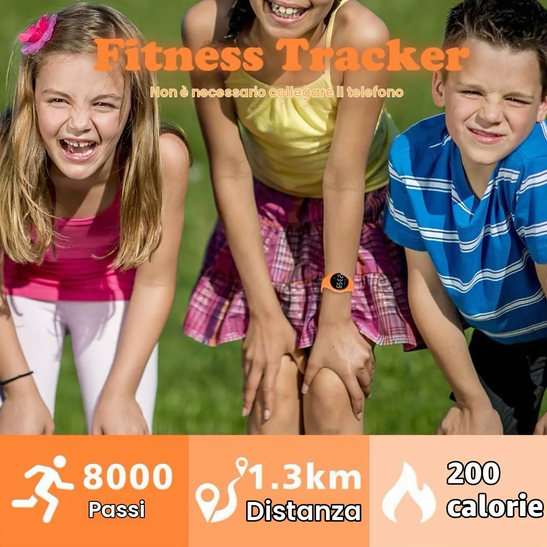 Ben Nevis Orologio Digitale Sportivo per Bambini con Sveglia, Calorie e Contapassi - immagine 4