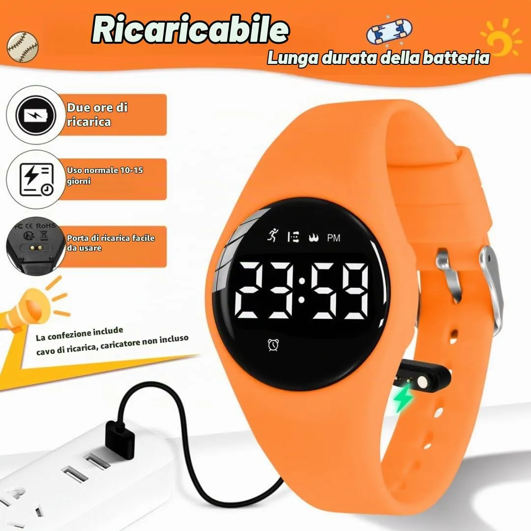 Ben Nevis Orologio Digitale Sportivo per Bambini con Sveglia, Calorie e Contapassi - immagine 5