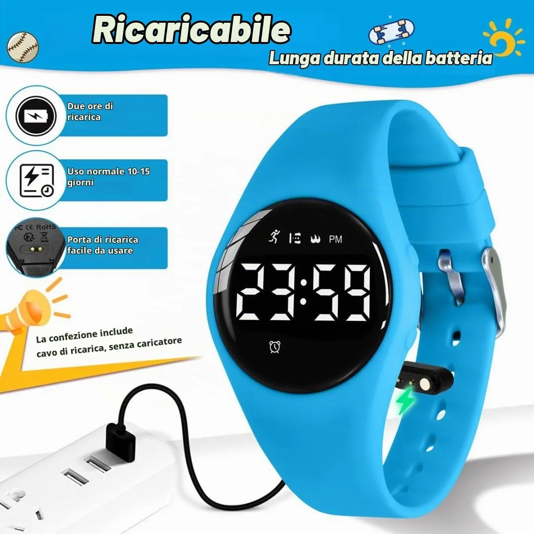 BEN NEVIS Orologio Sportivo Digitale per Bambini con Sveglia, Calorie e Contapassi, T6F - immagine 5