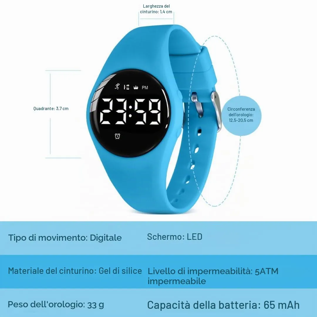 BEN NEVIS Orologio Sportivo Digitale per Bambini con Sveglia, Calorie e Contapassi, T6F - immagine 6