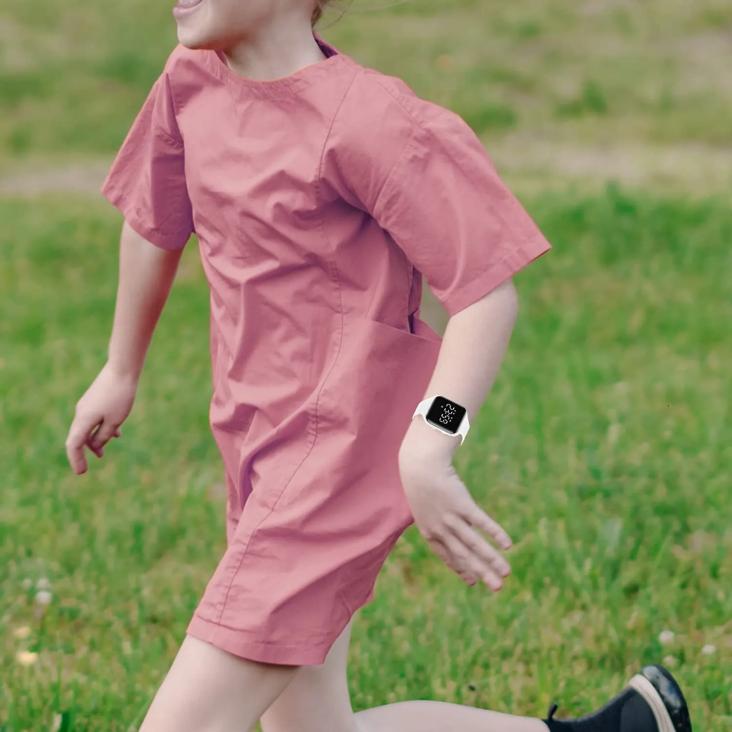 Ben Nevis Orologio da Polso Sportivo Digitale per Bambini con Sveglia, Calorie e Contapassi, Bianco T15E - immagine 7