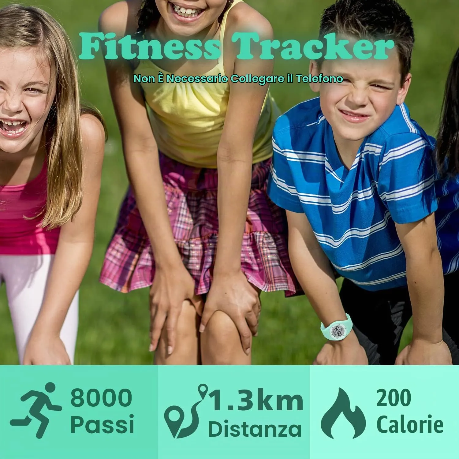 BEN NEVIS Orologio Sportivo Digitale per Bambini con Sveglia, Calorie e Contapassi - immagine 4